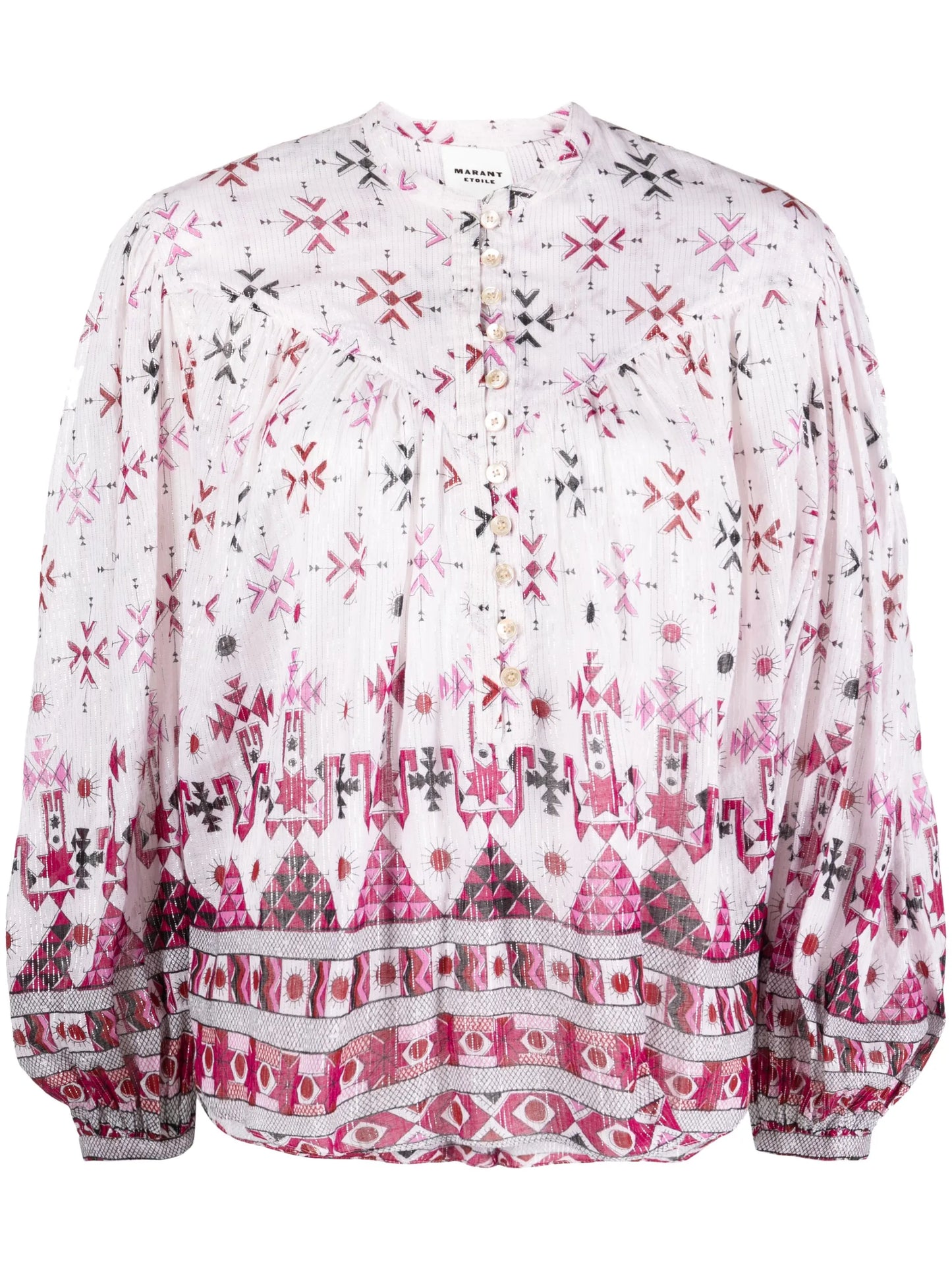 Salika cotton-blend blouse