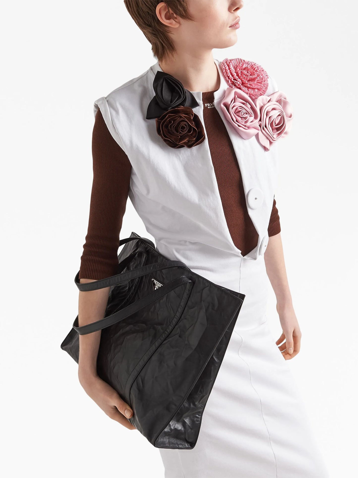 large leather tote bag