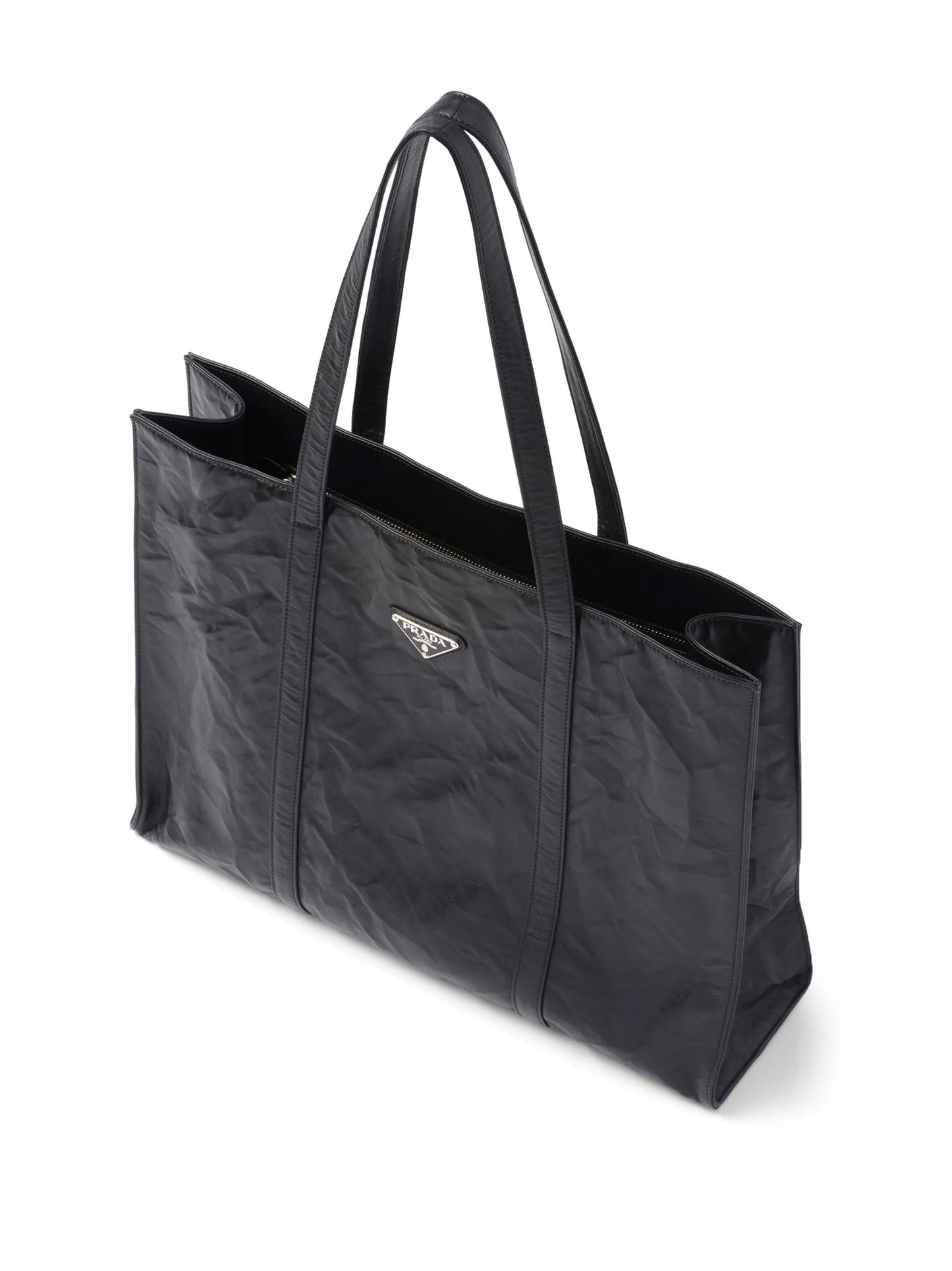 large leather tote bag