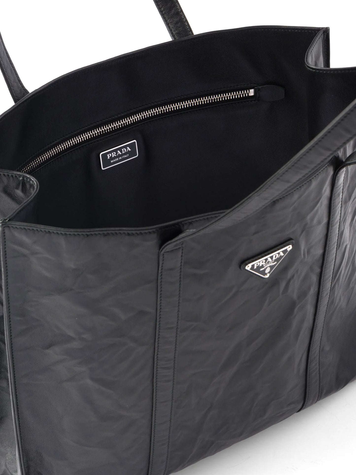large leather tote bag