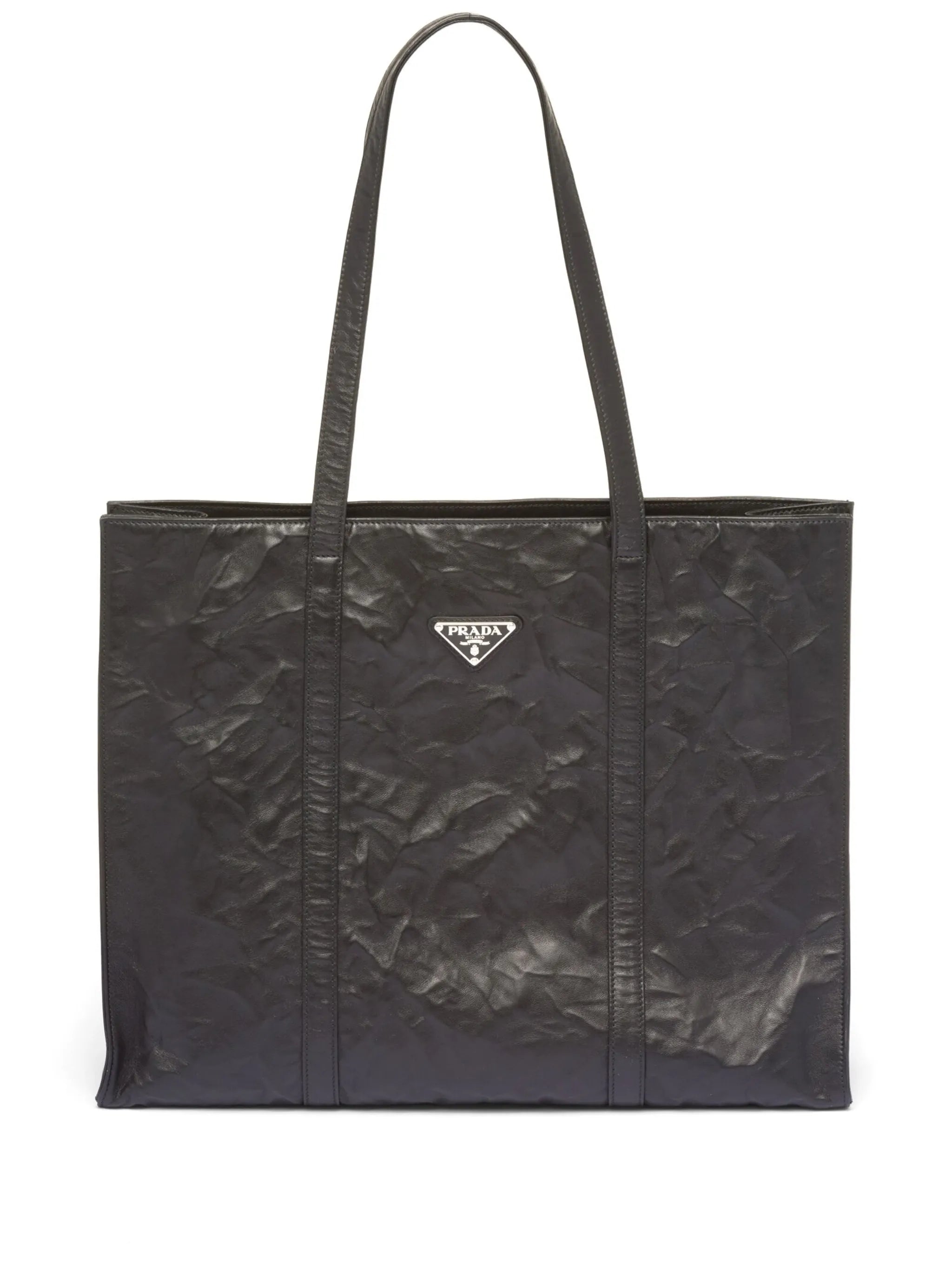 large leather tote bag