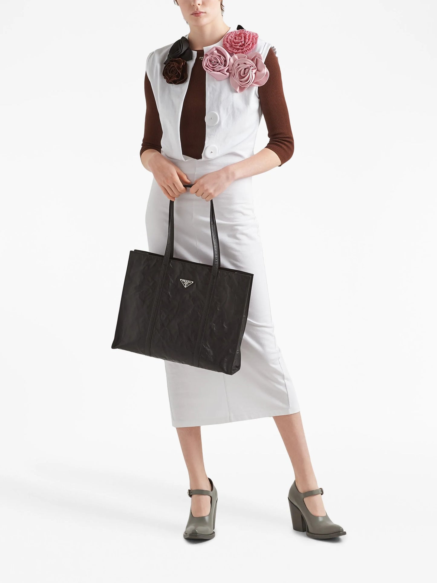 large leather tote bag