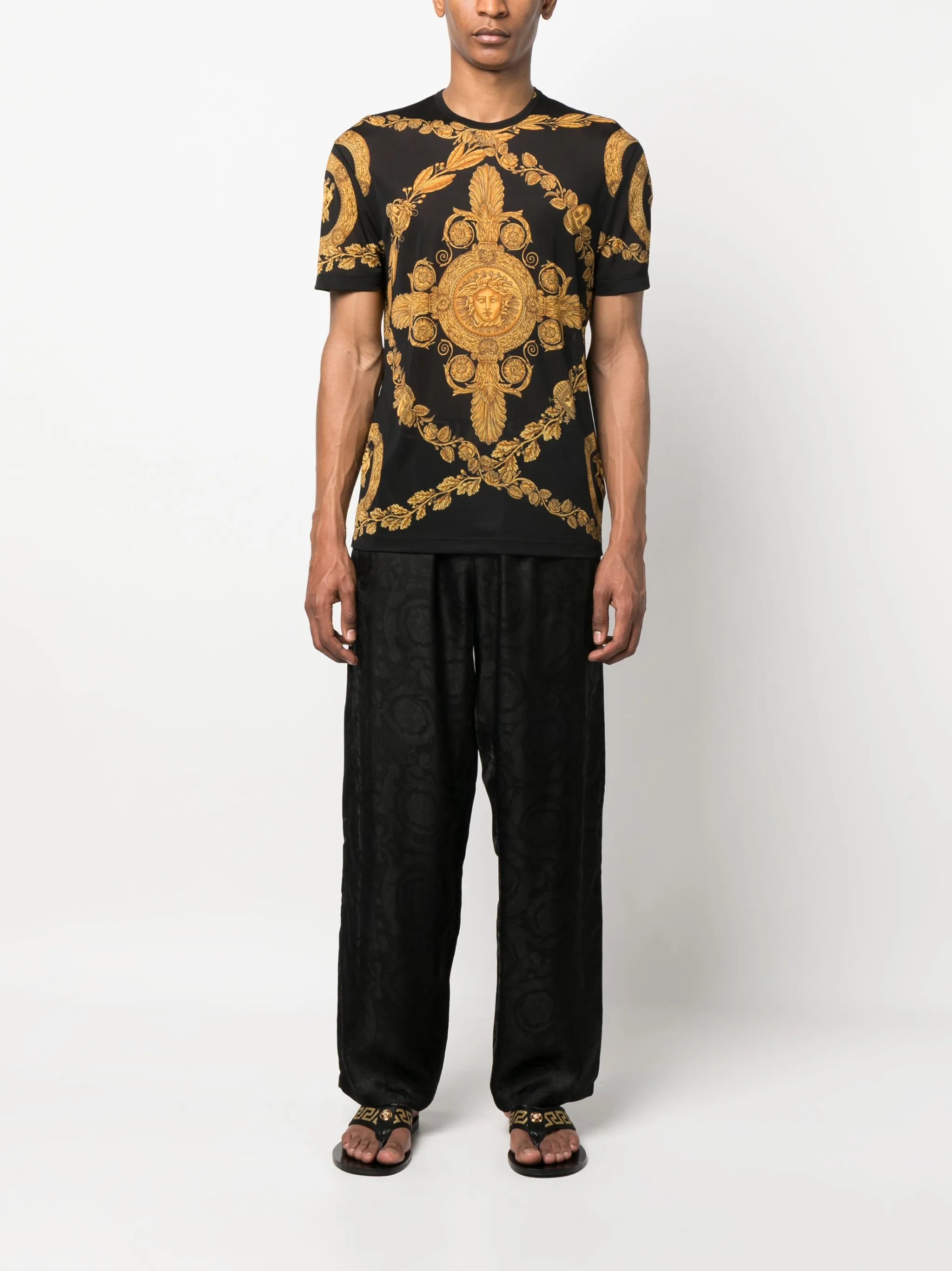 Maschera Baroque-print T-shirt