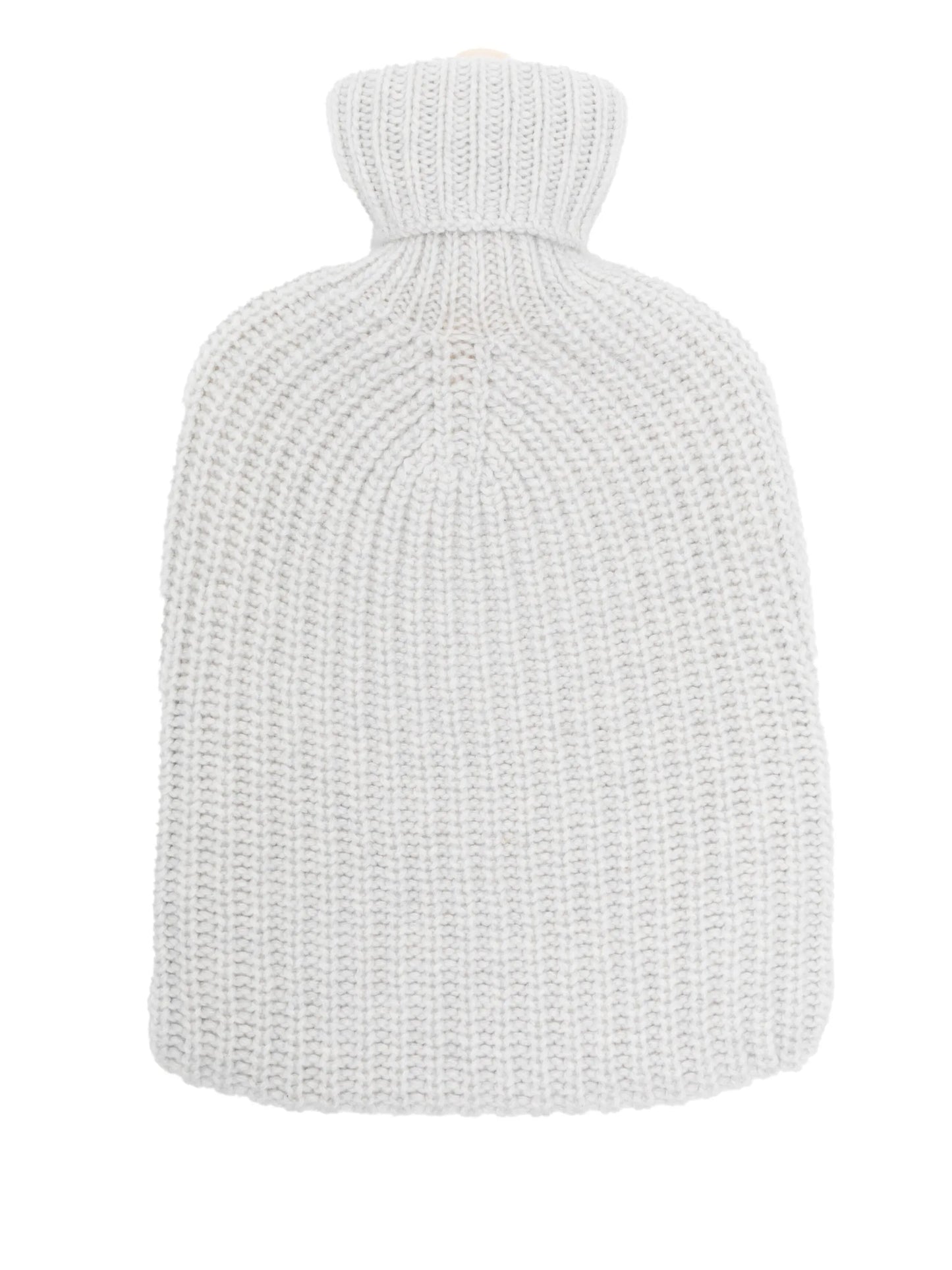 ribbed cashmere hot water bottle