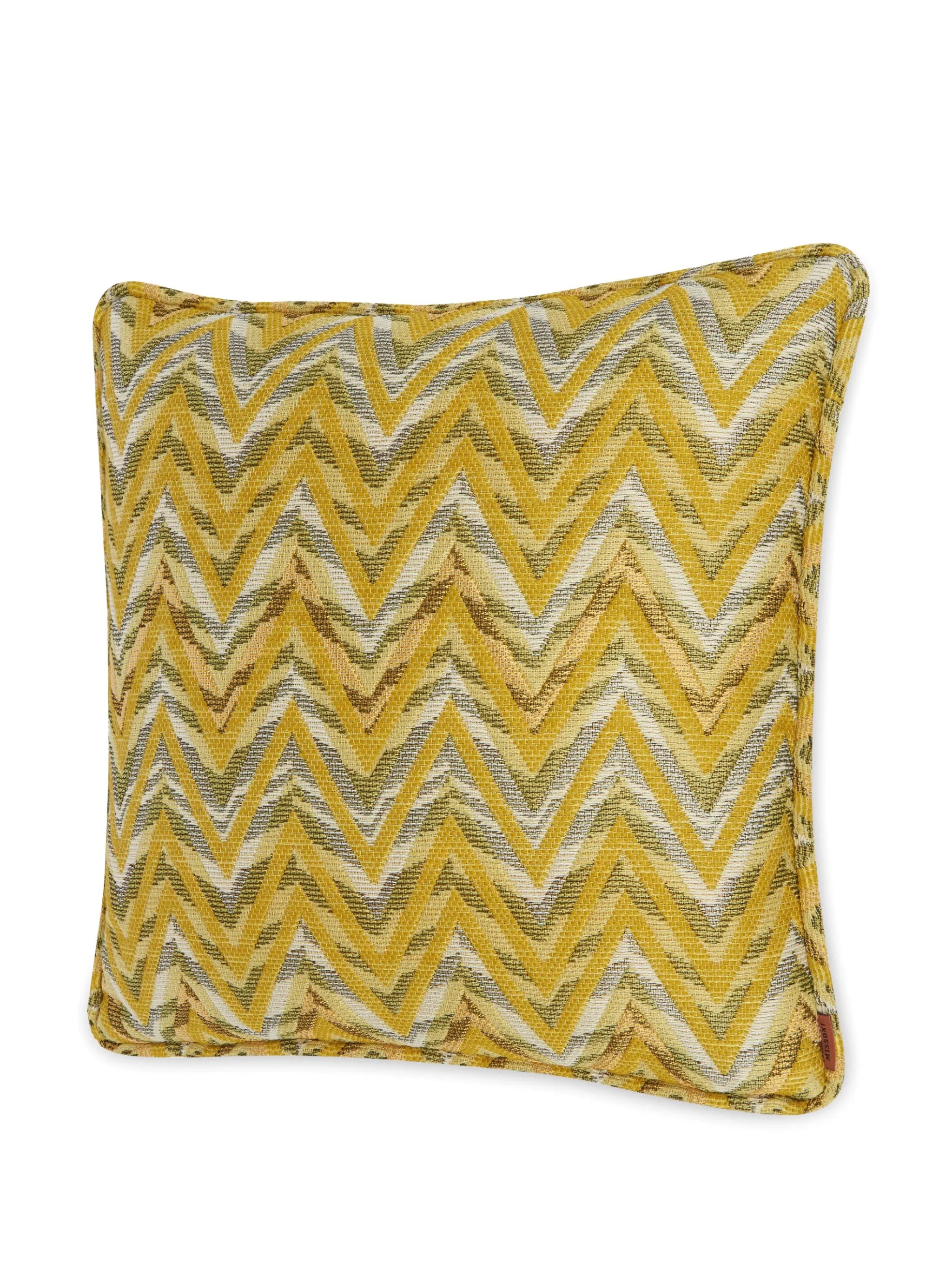 bleached zigzag cushion