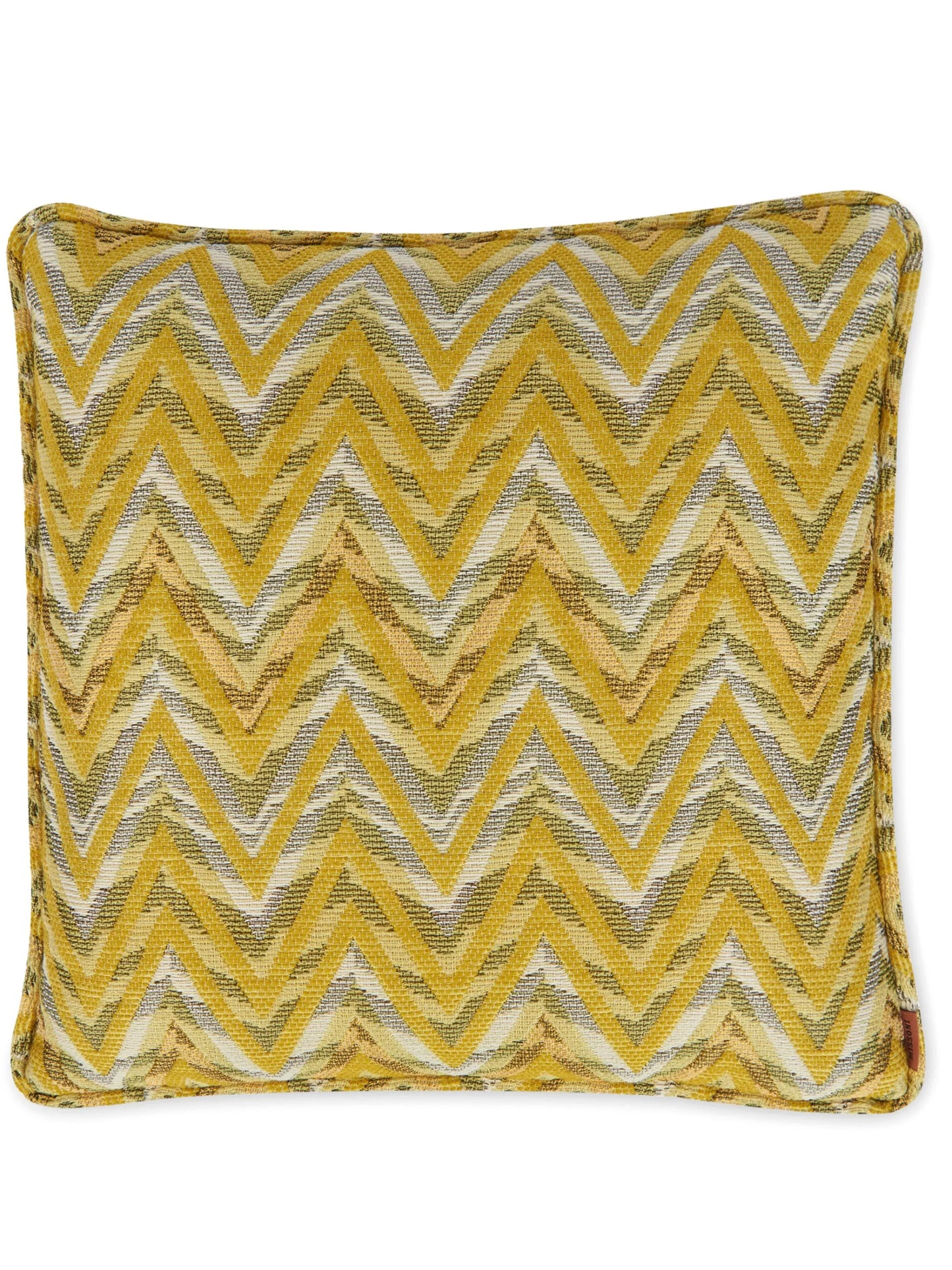 bleached zigzag cushion