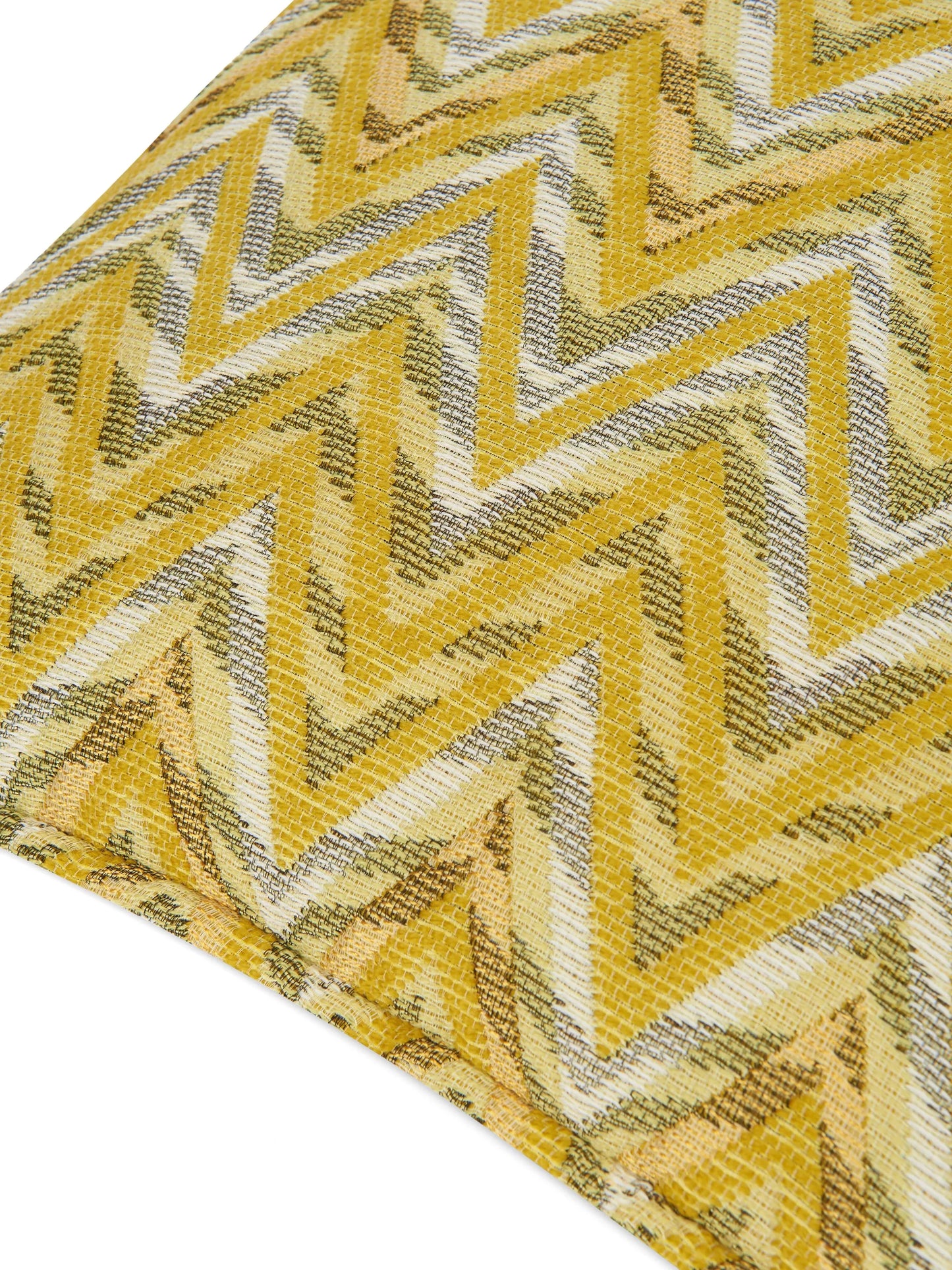 bleached zigzag cushion