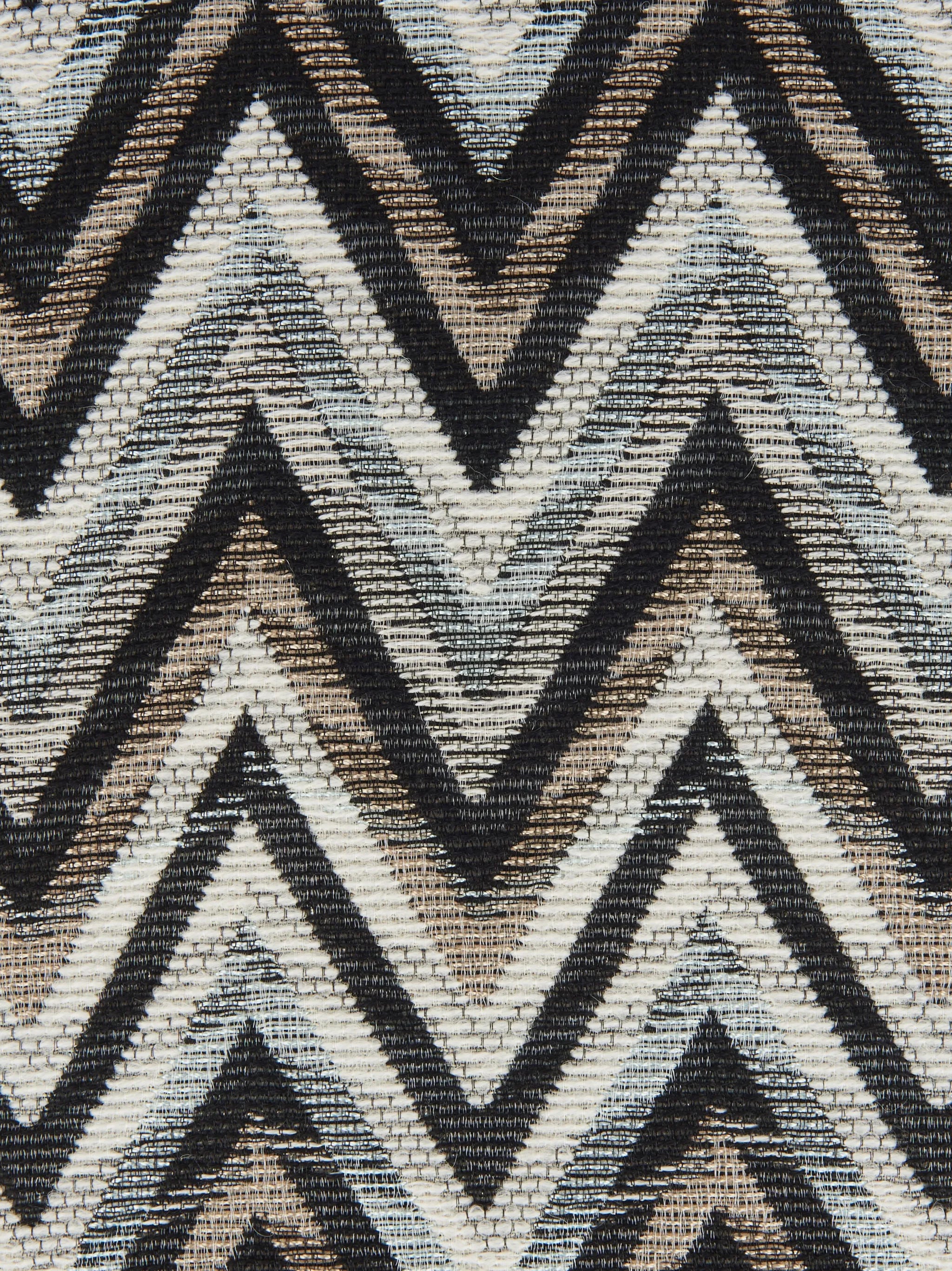 bleached zigzag cushion