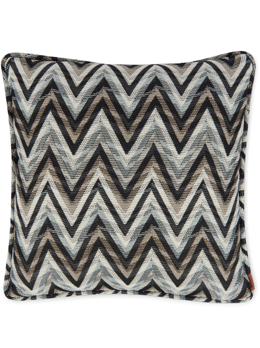 bleached zigzag cushion