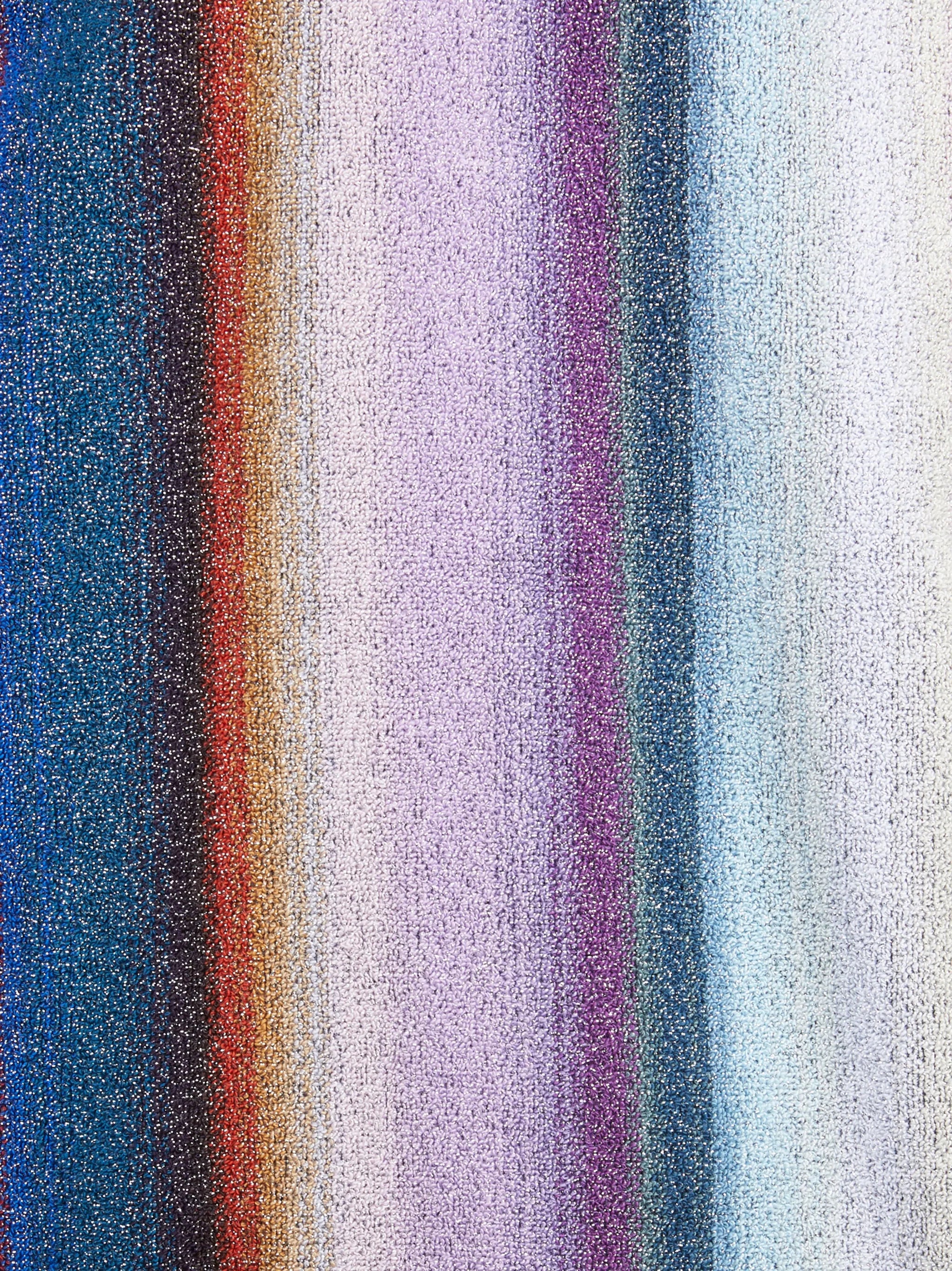 gradient-effect hooded robe