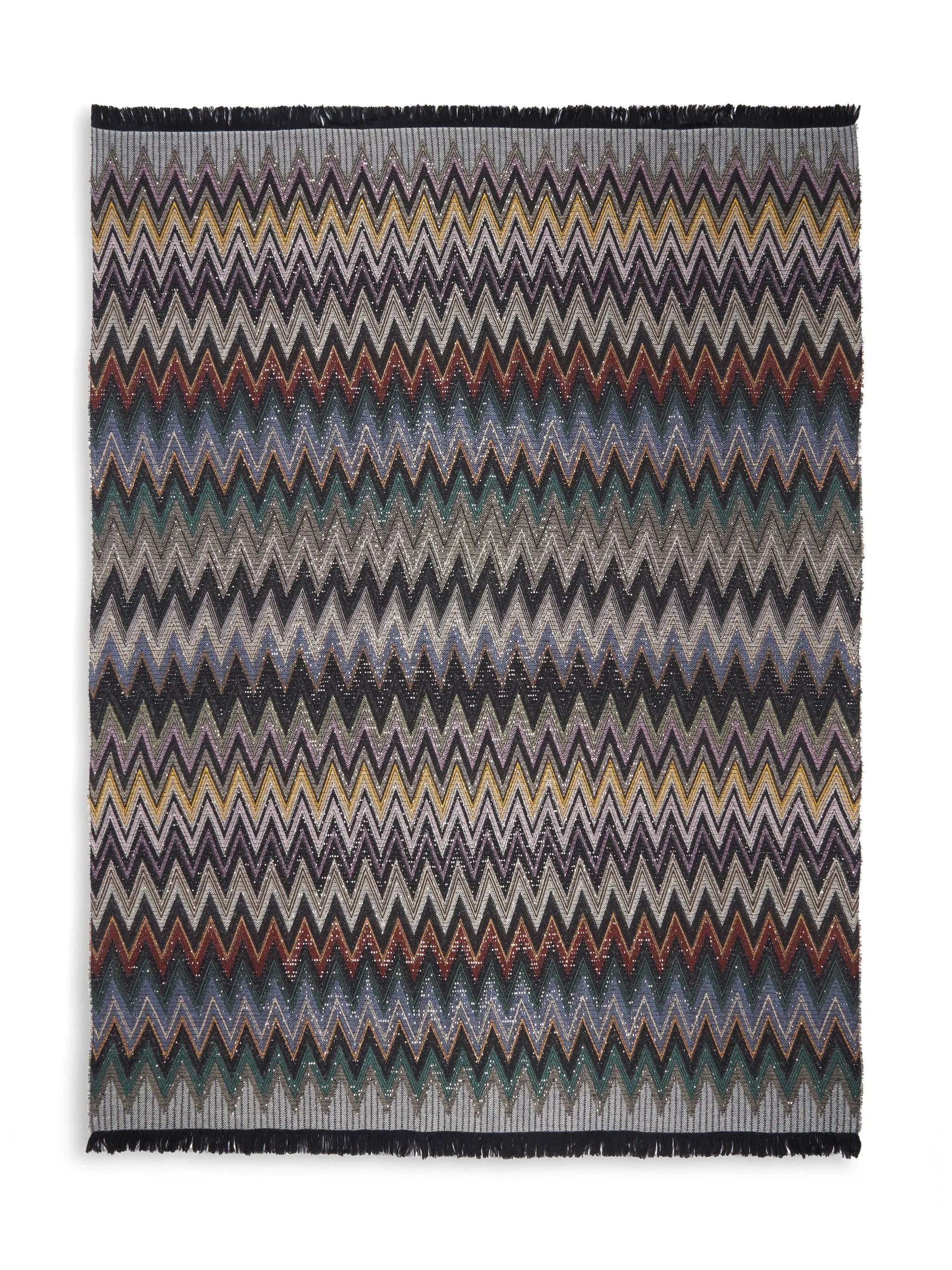 Chen zigzag-knit blanket