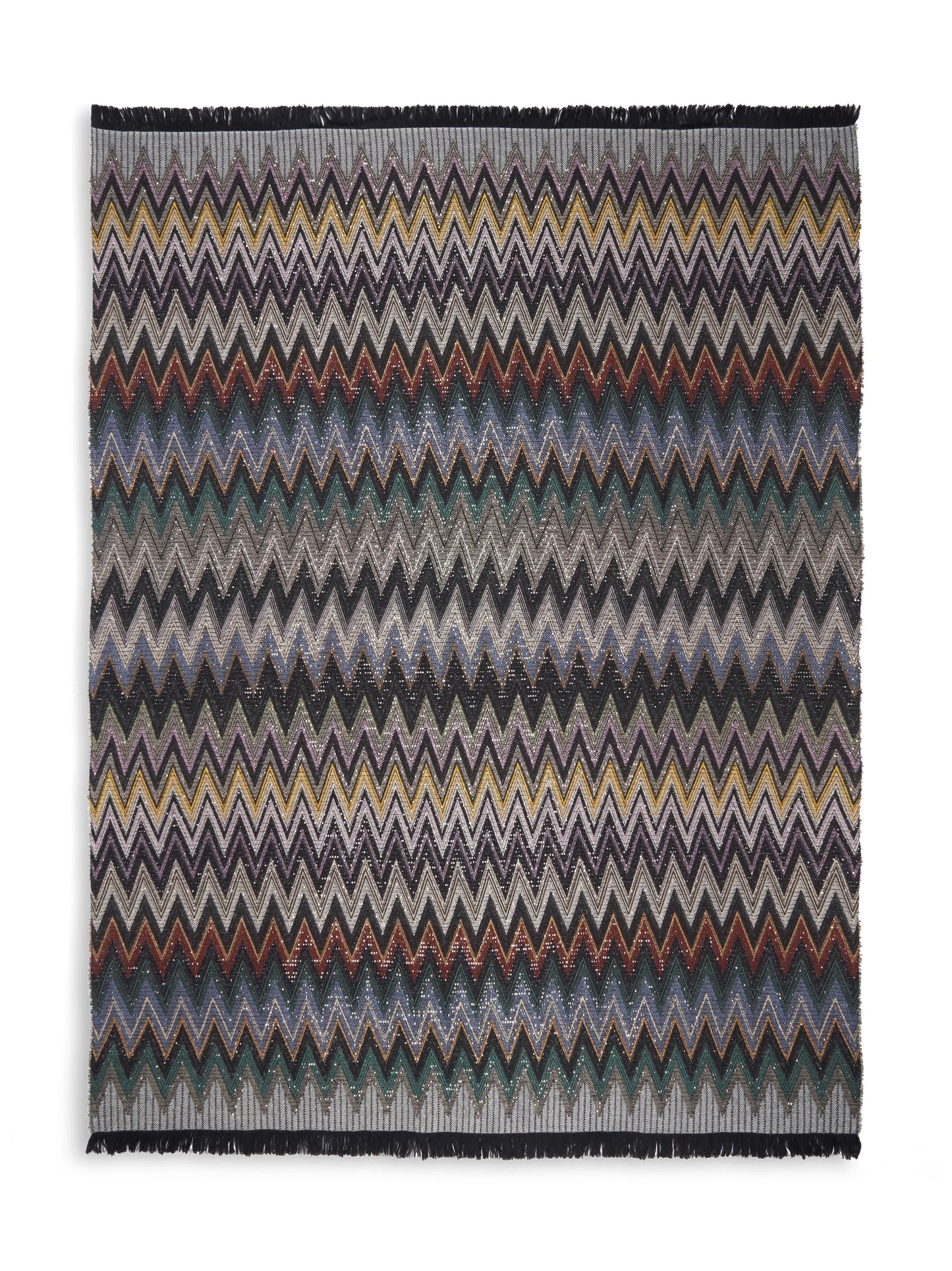 Chen zigzag-knit blanket