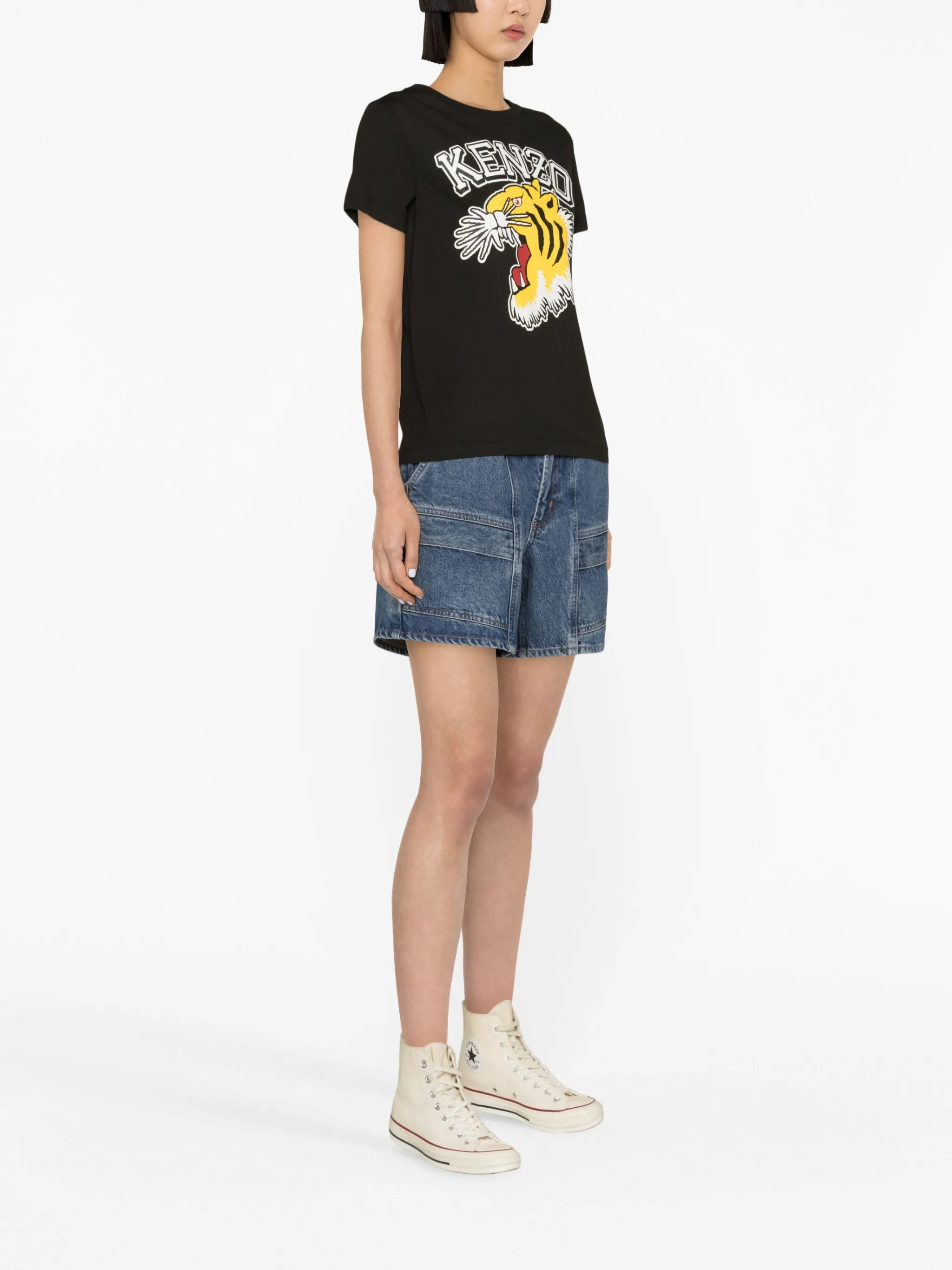 Cooper cargo denim shorts