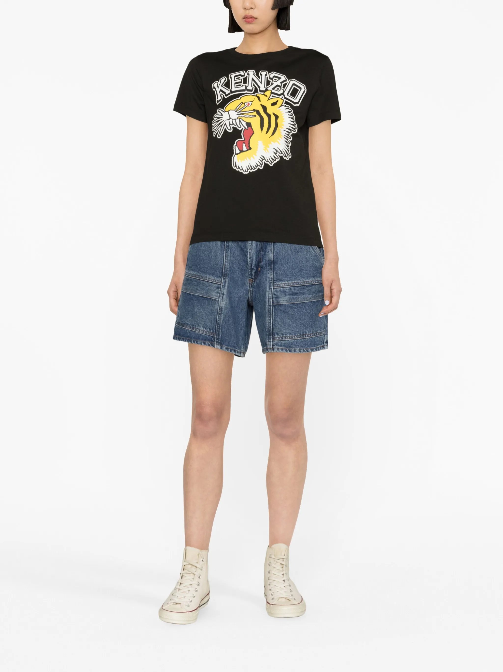 Cooper cargo denim shorts