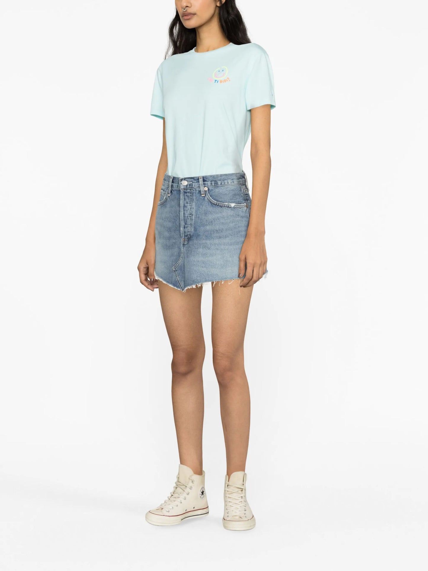 Parker denim miniskirt