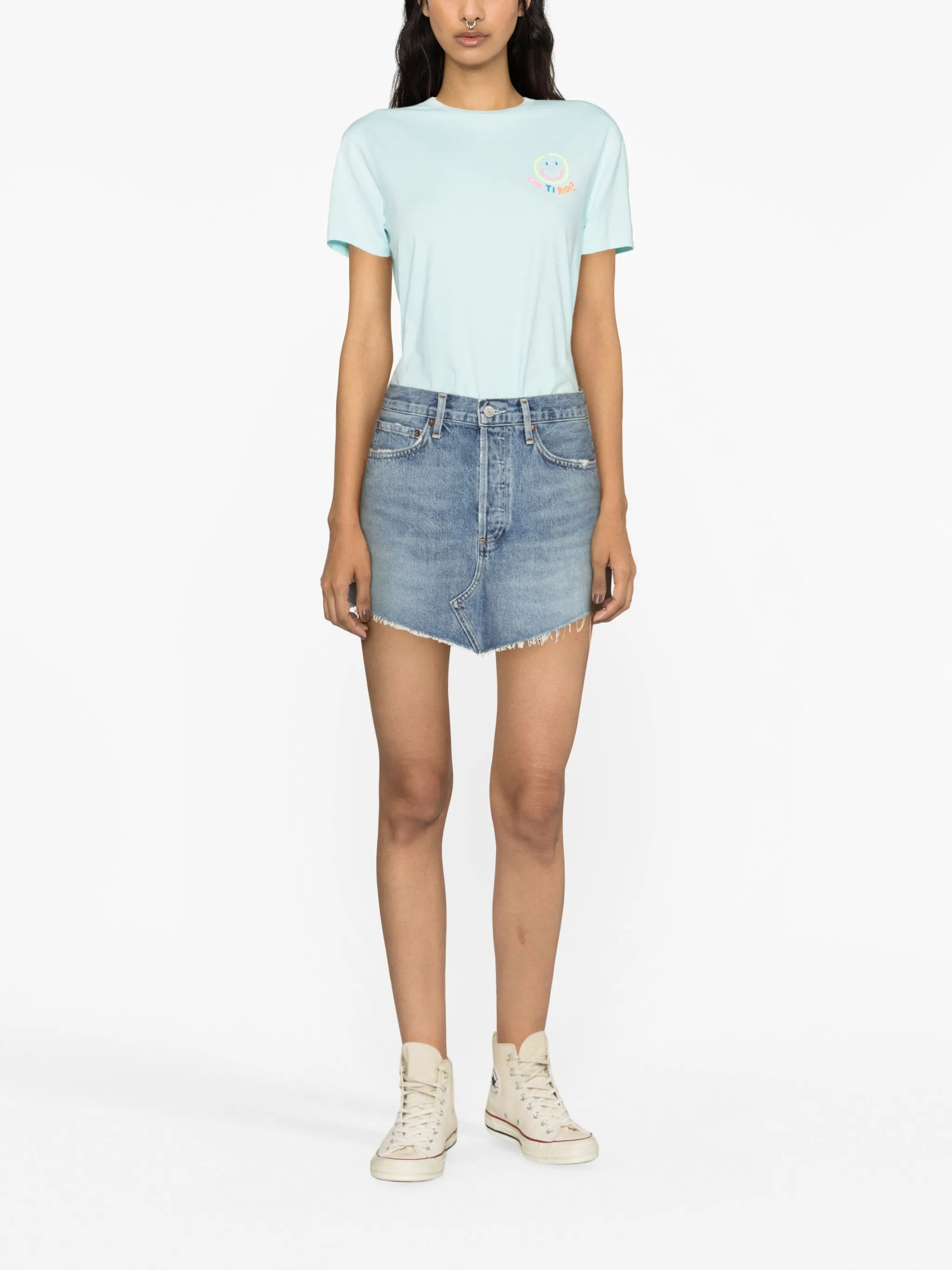 Parker denim miniskirt