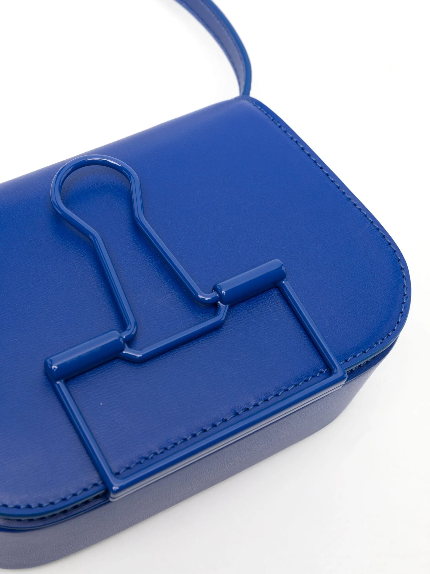 Skeleton Binder leather shoulder bag