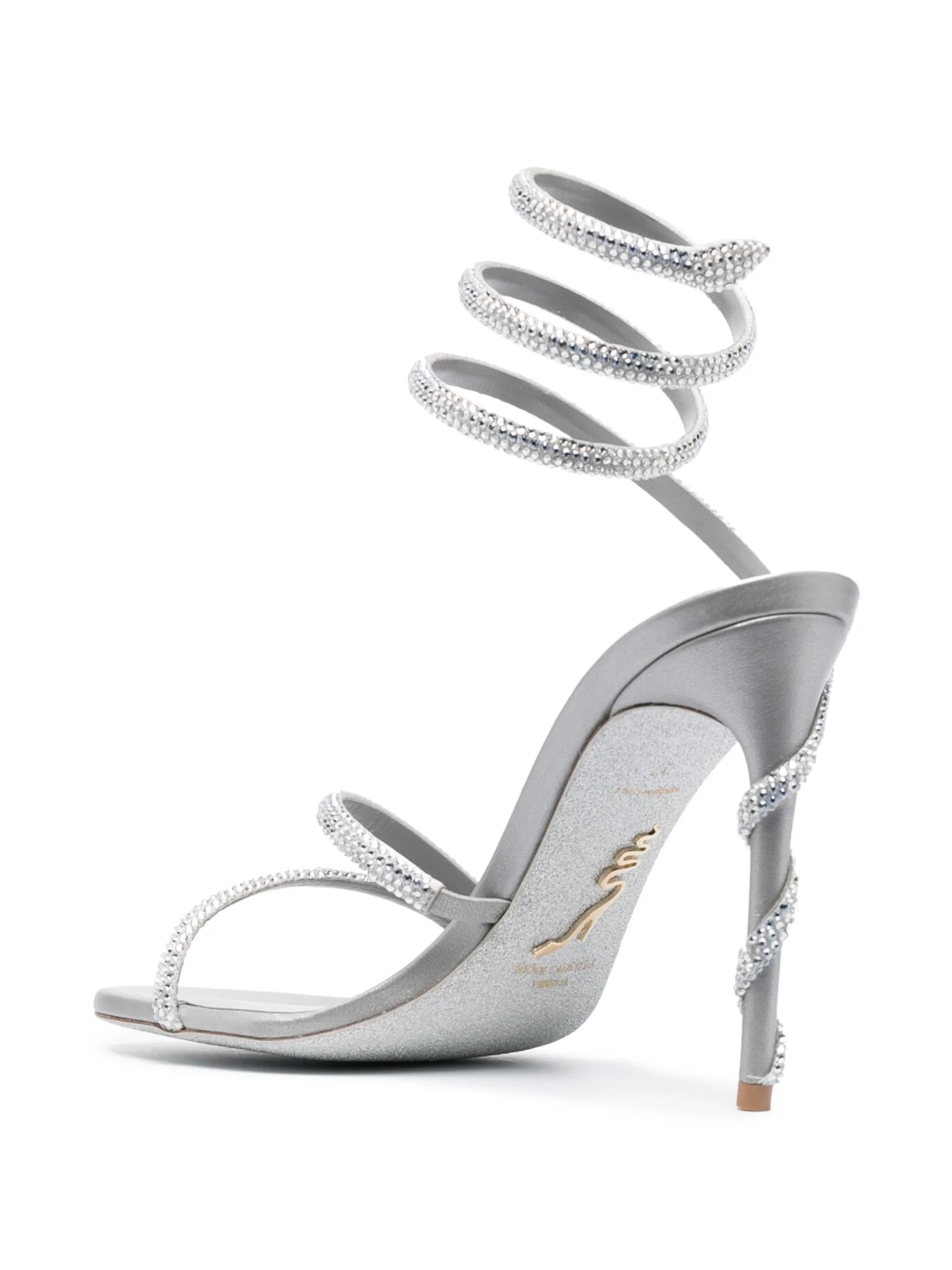 Margot 100mm leather sandals