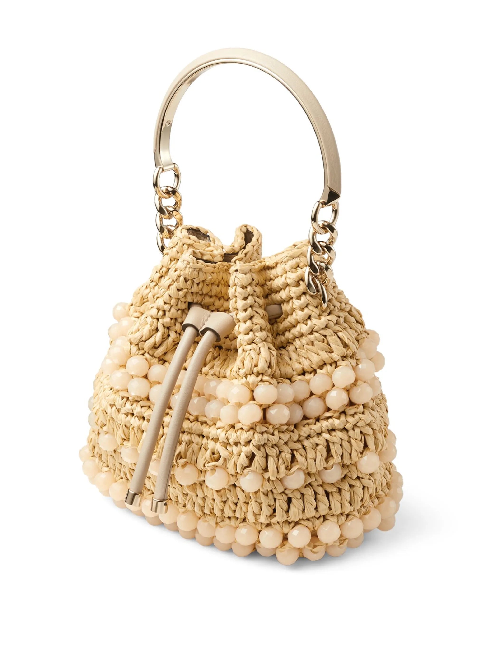 Bon Bon woven bucket bag