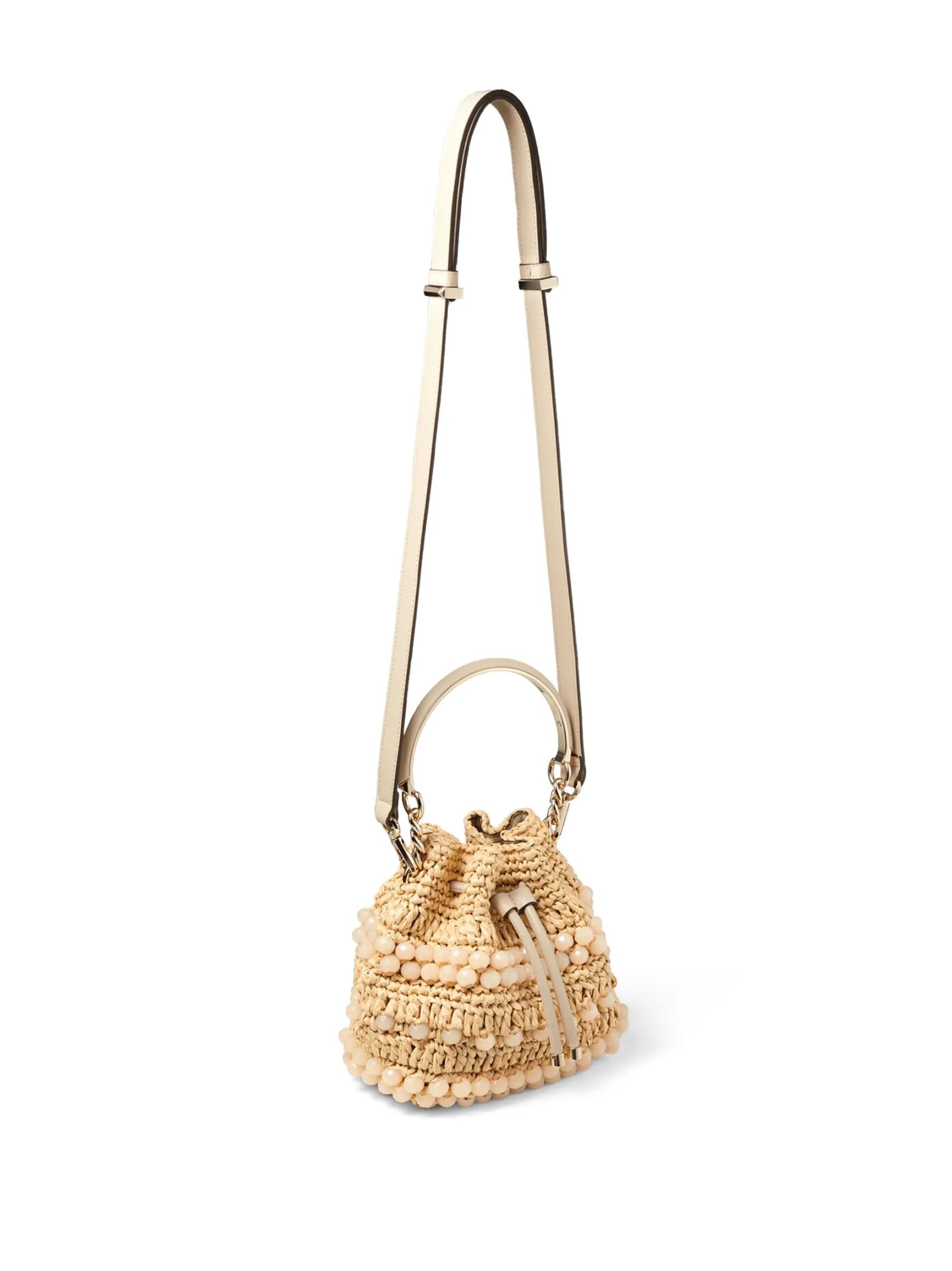 Bon Bon woven bucket bag