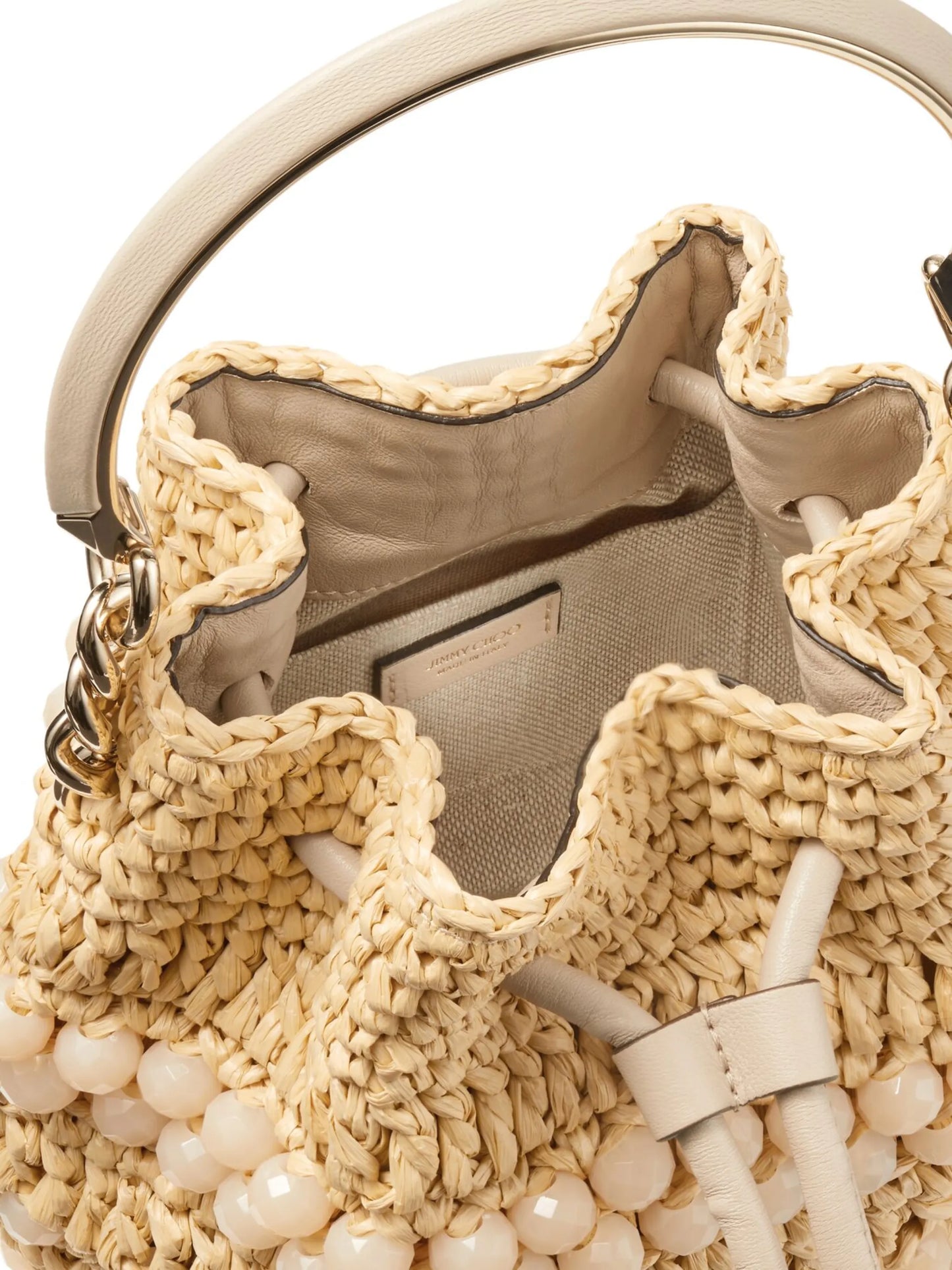 Bon Bon woven bucket bag