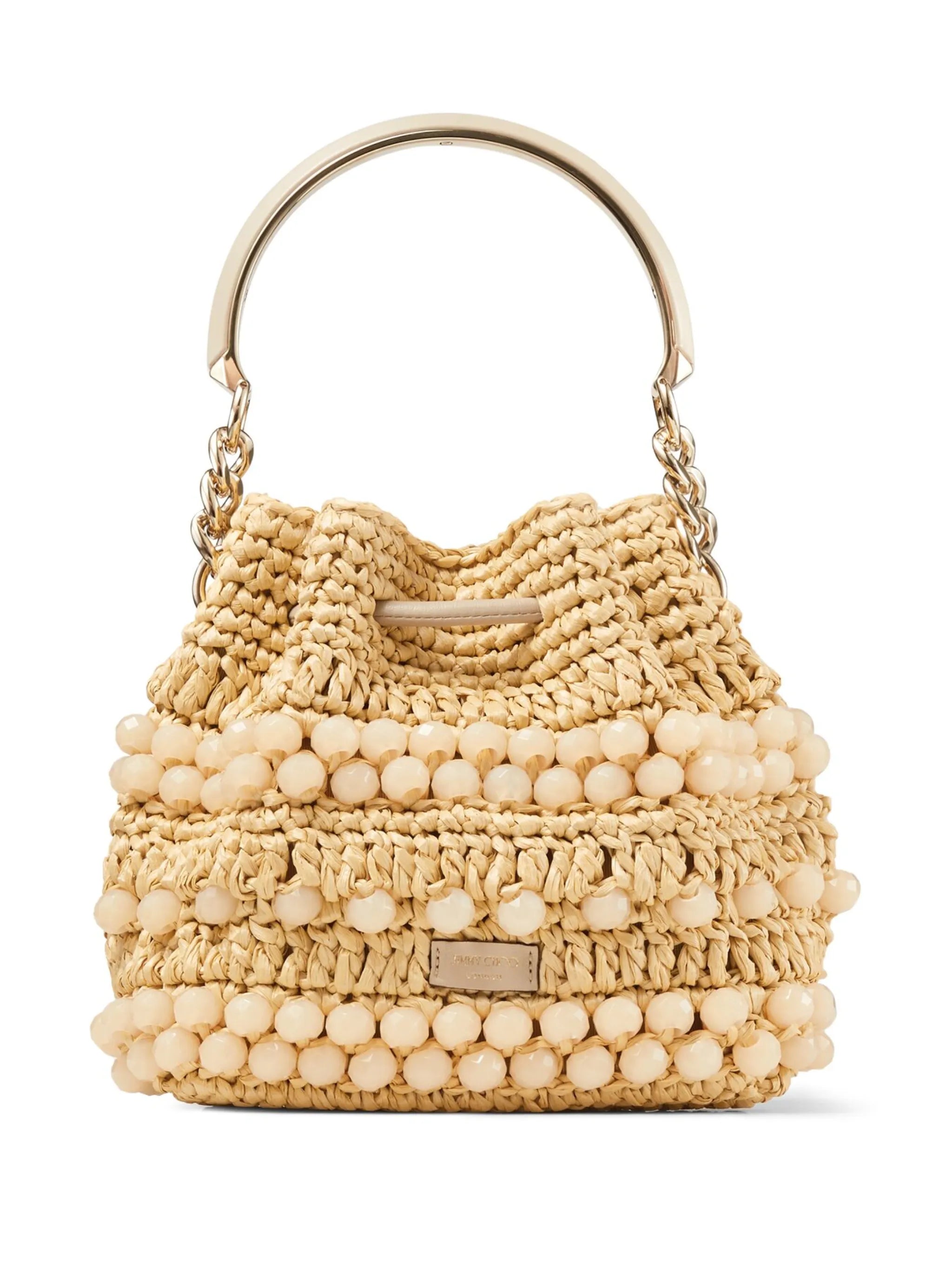 Bon Bon woven bucket bag
