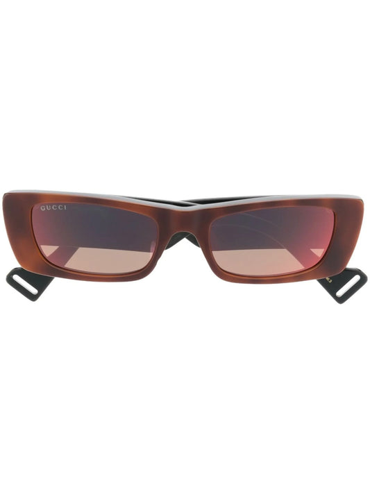 rectangular-frame sunglasses