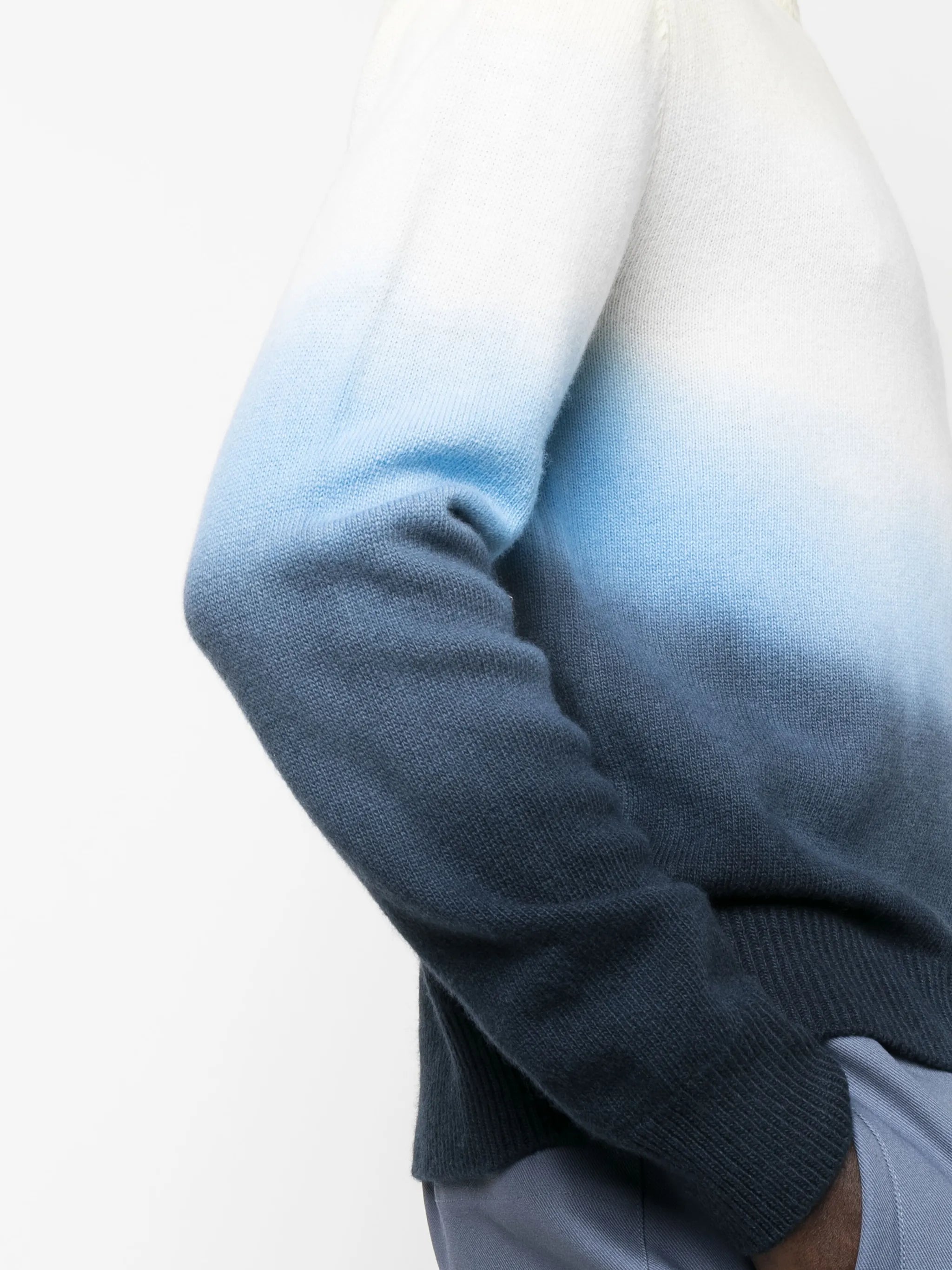 gradient-effect knit jumper