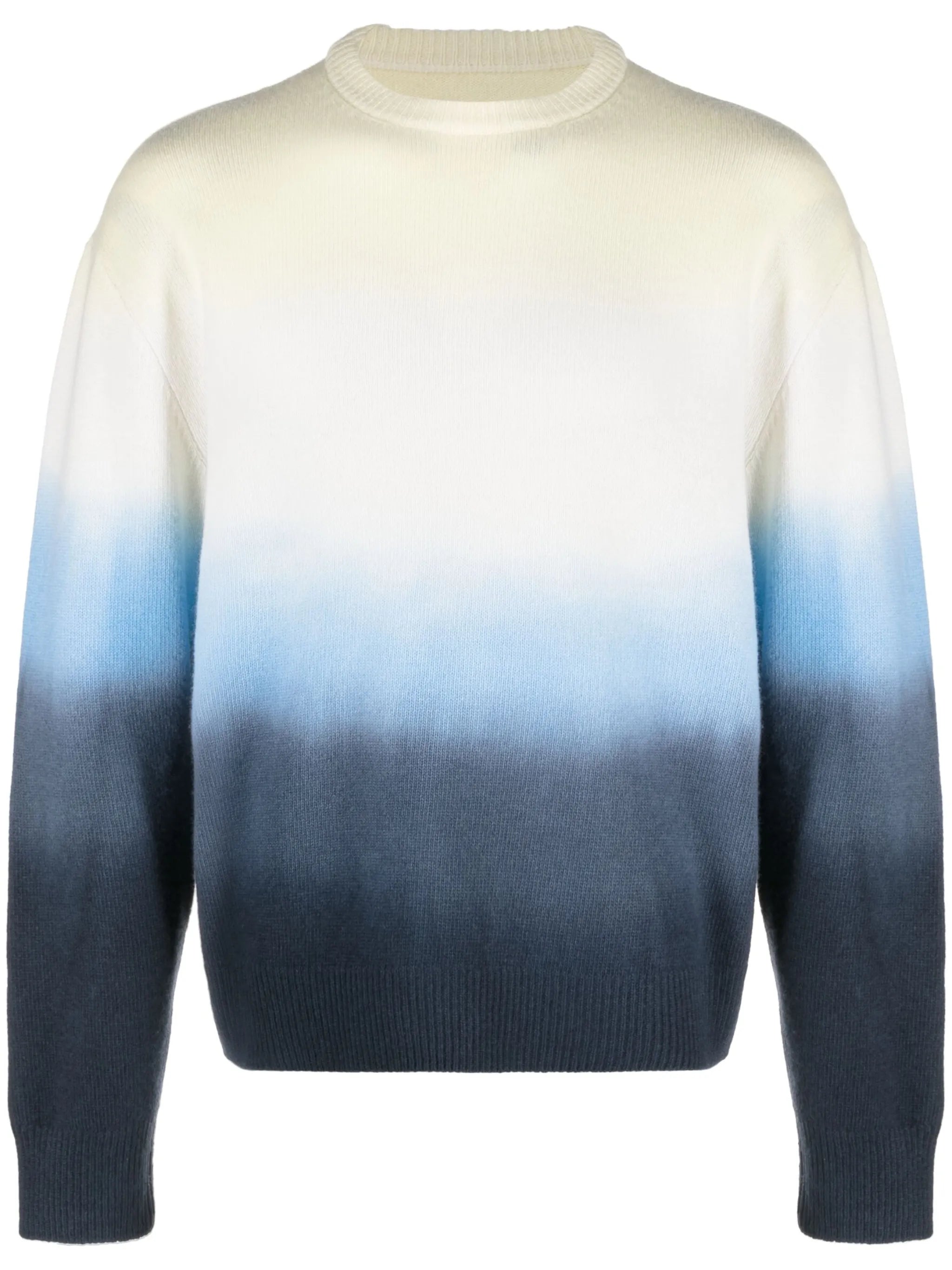 gradient-effect knit jumper