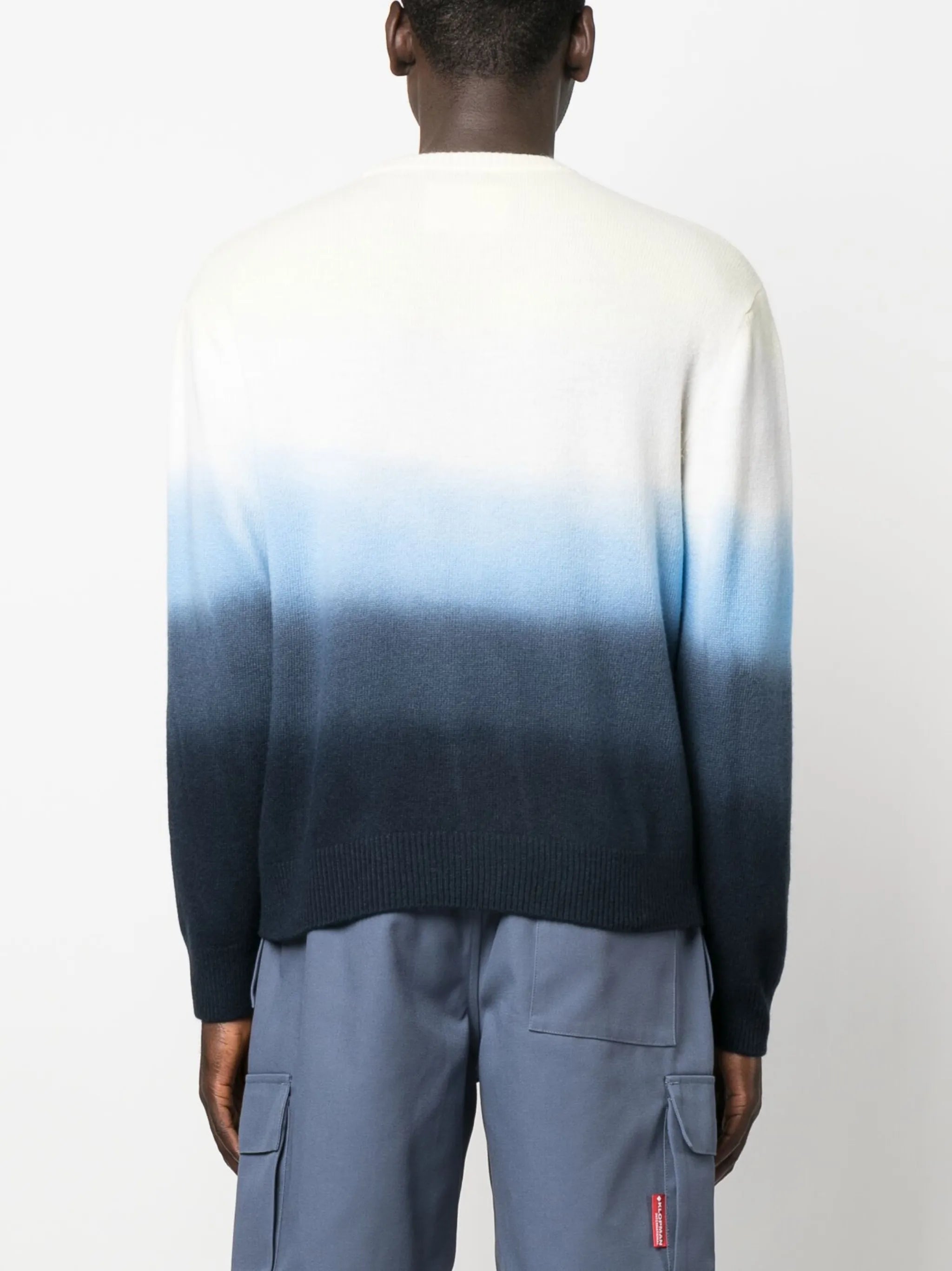 gradient-effect knit jumper
