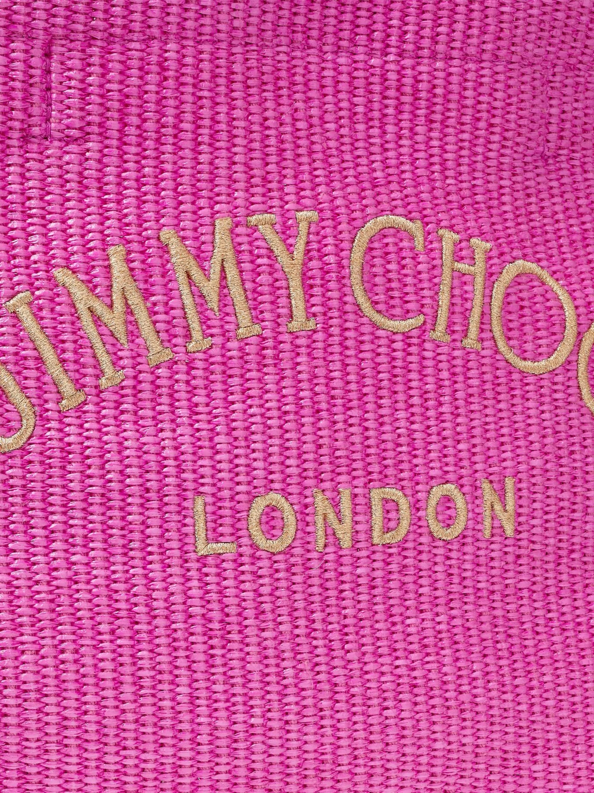 logo-print beach tote