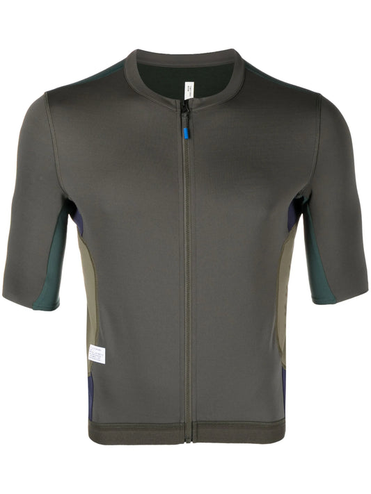 Alt Road zipped short-sleeve top