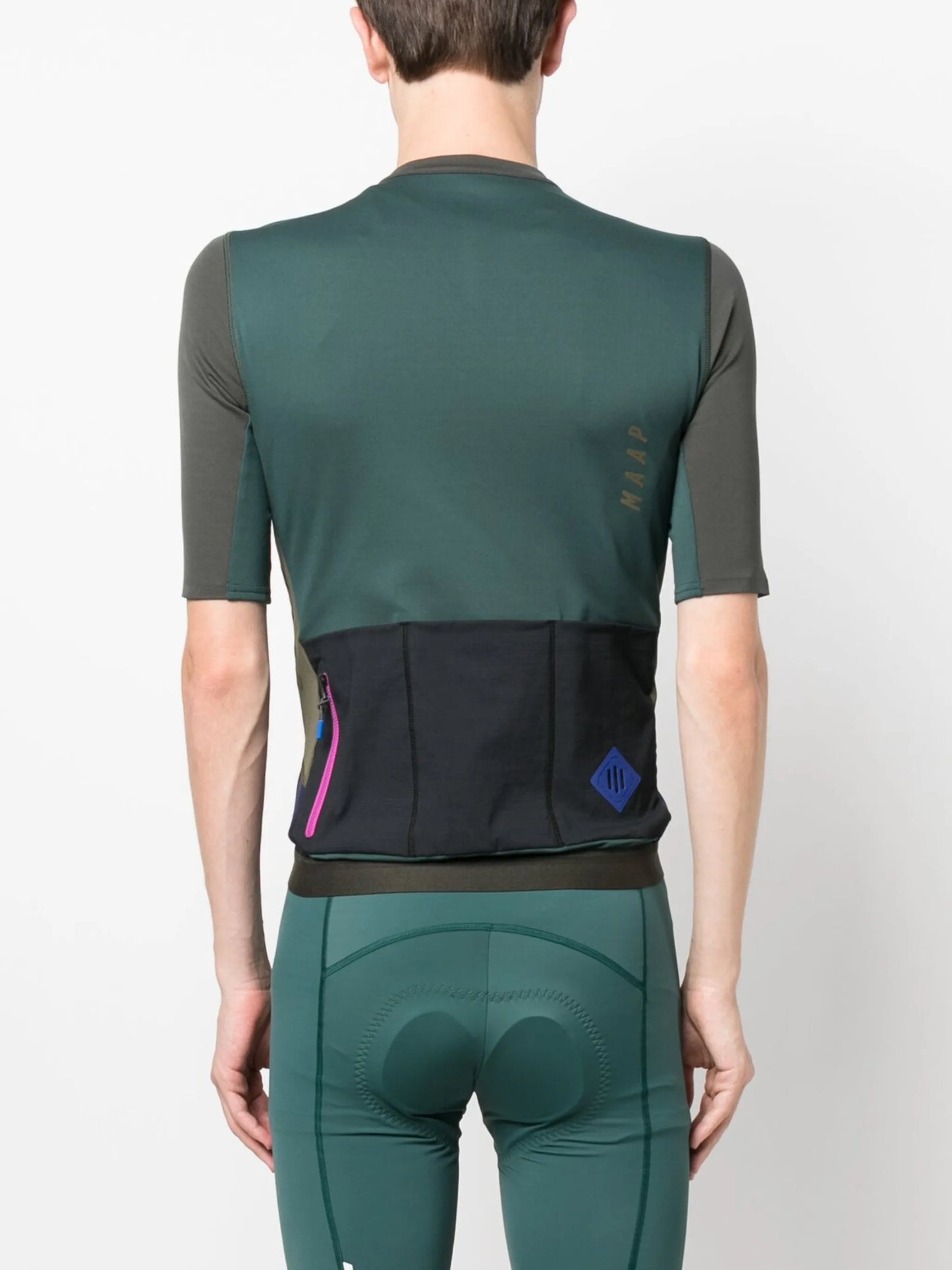 Alt Road zipped short-sleeve top