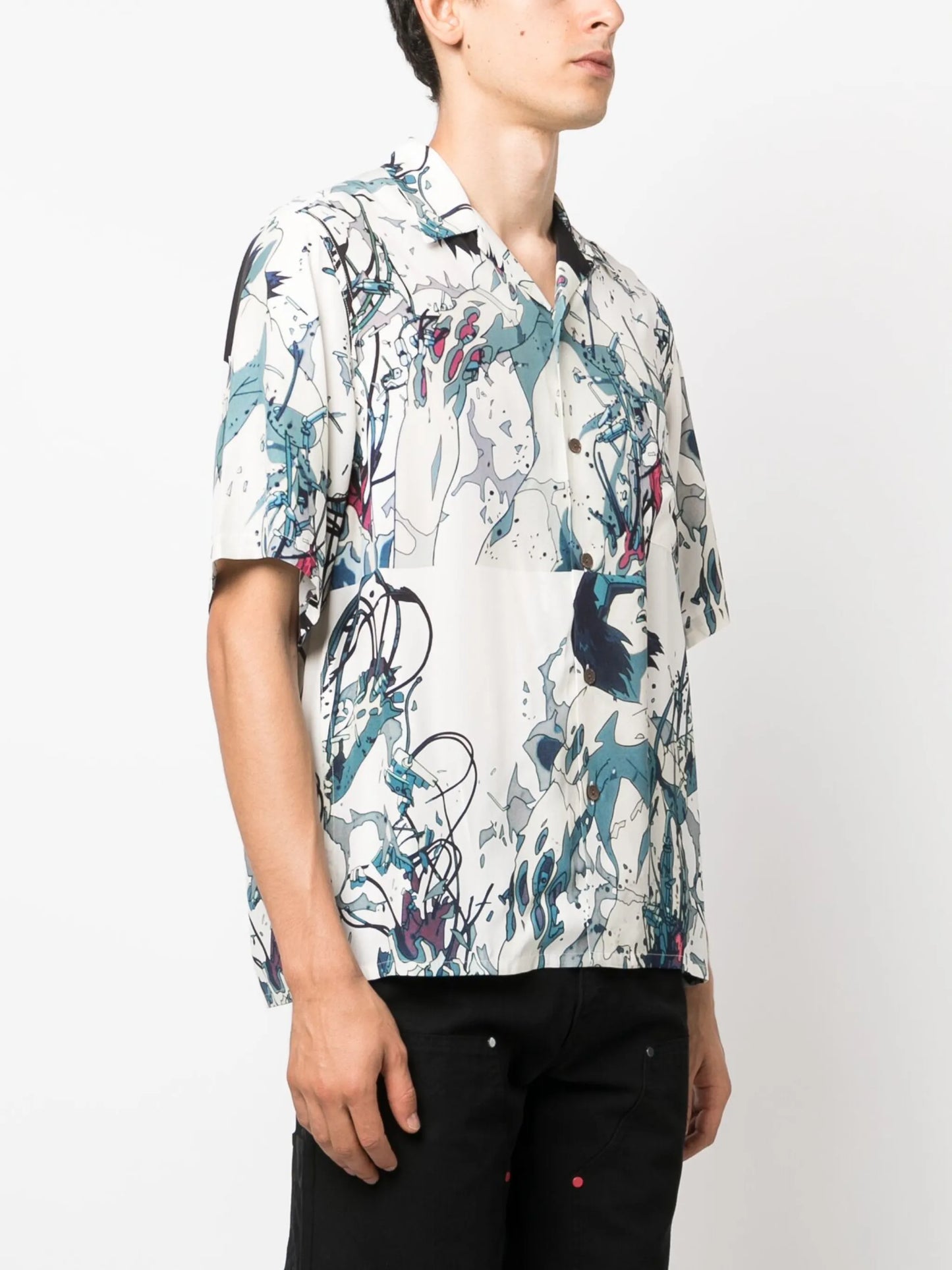 x Ghost In The Shell graphic-print shirt