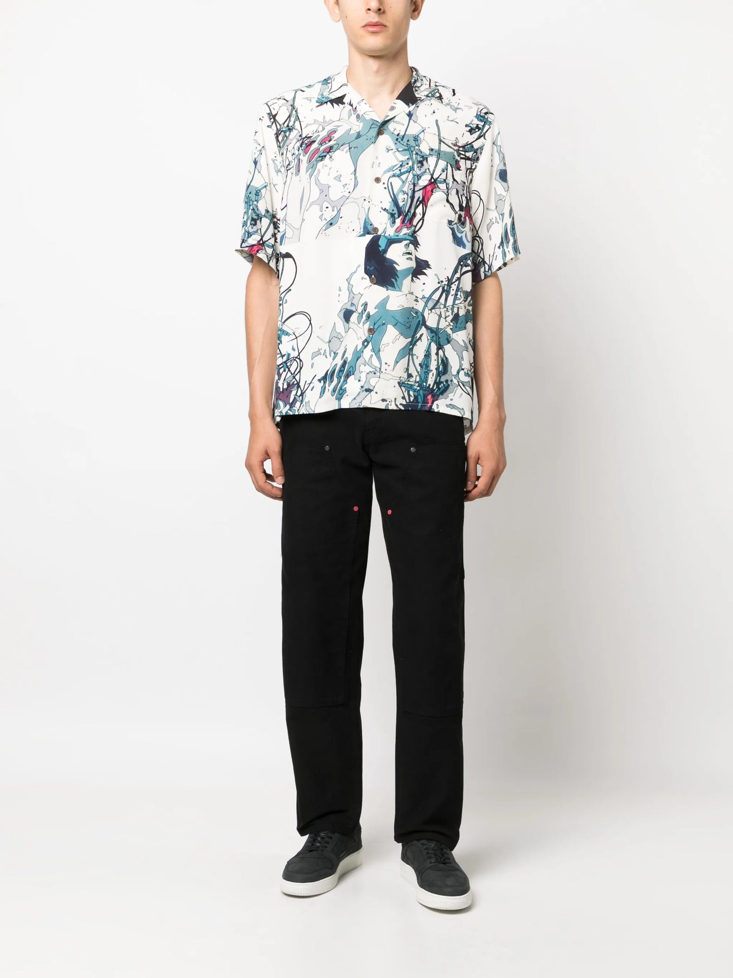 x Ghost In The Shell graphic-print shirt