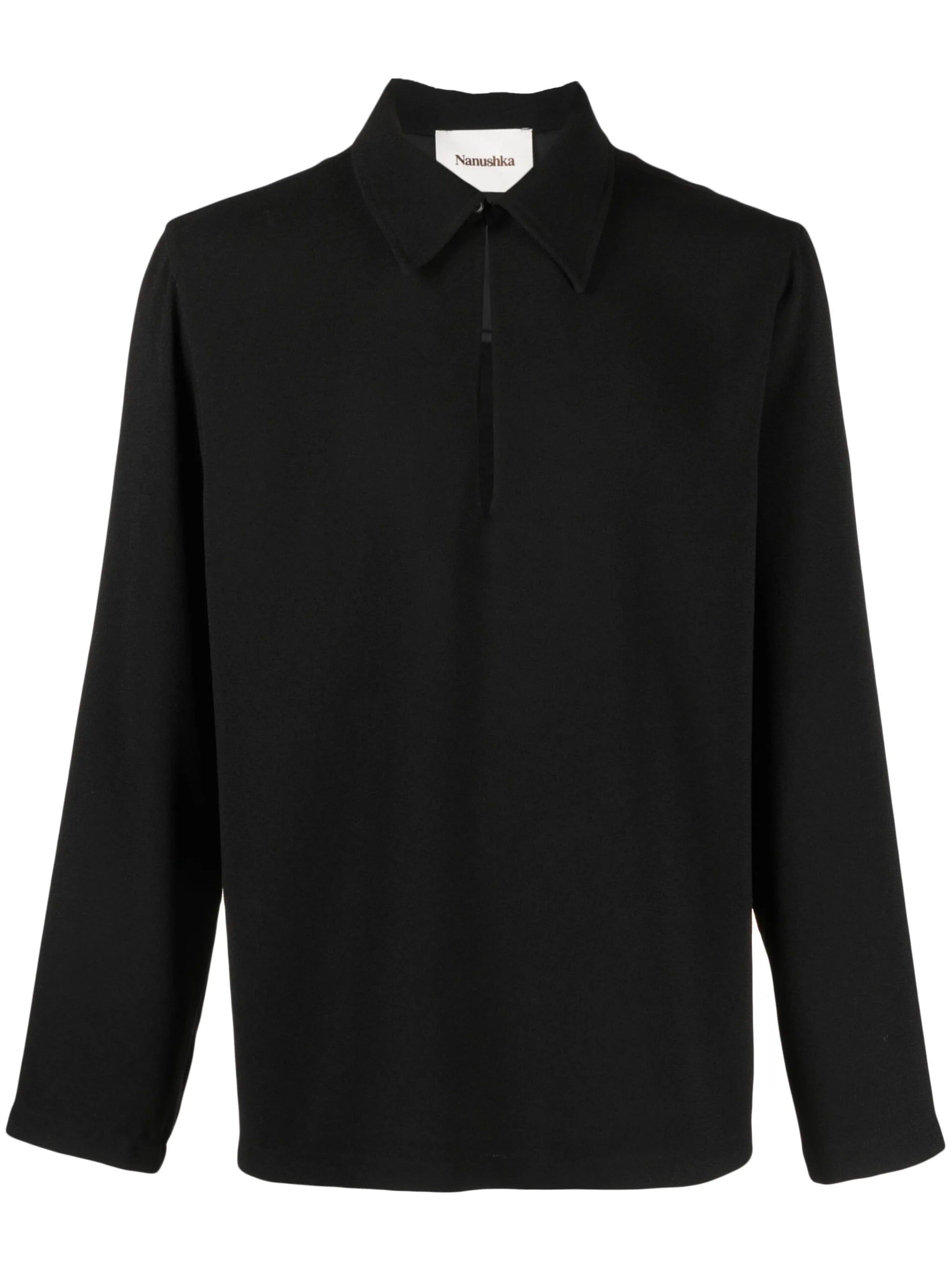 Marlon keyhole neck shirt