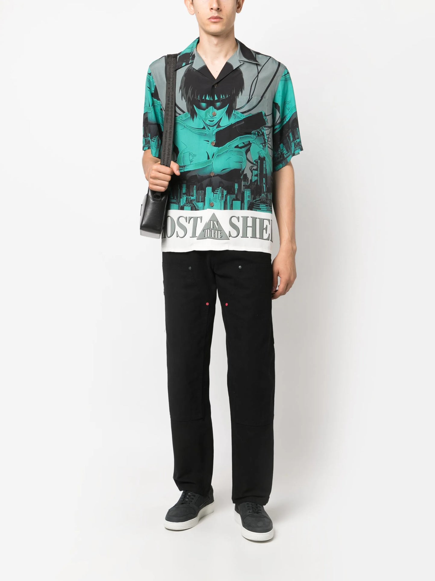 x Ghost In The Shell graphic-print shirt