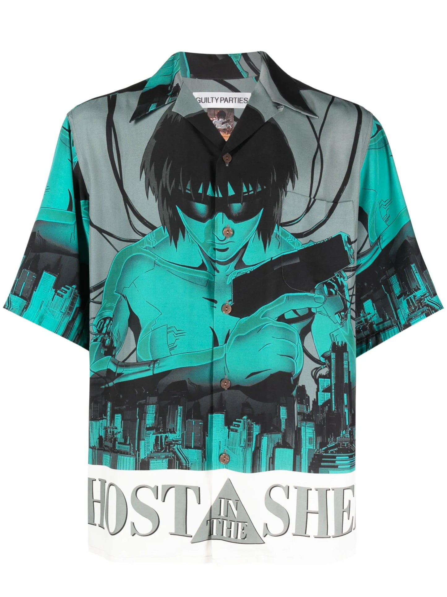 x Ghost In The Shell graphic-print shirt