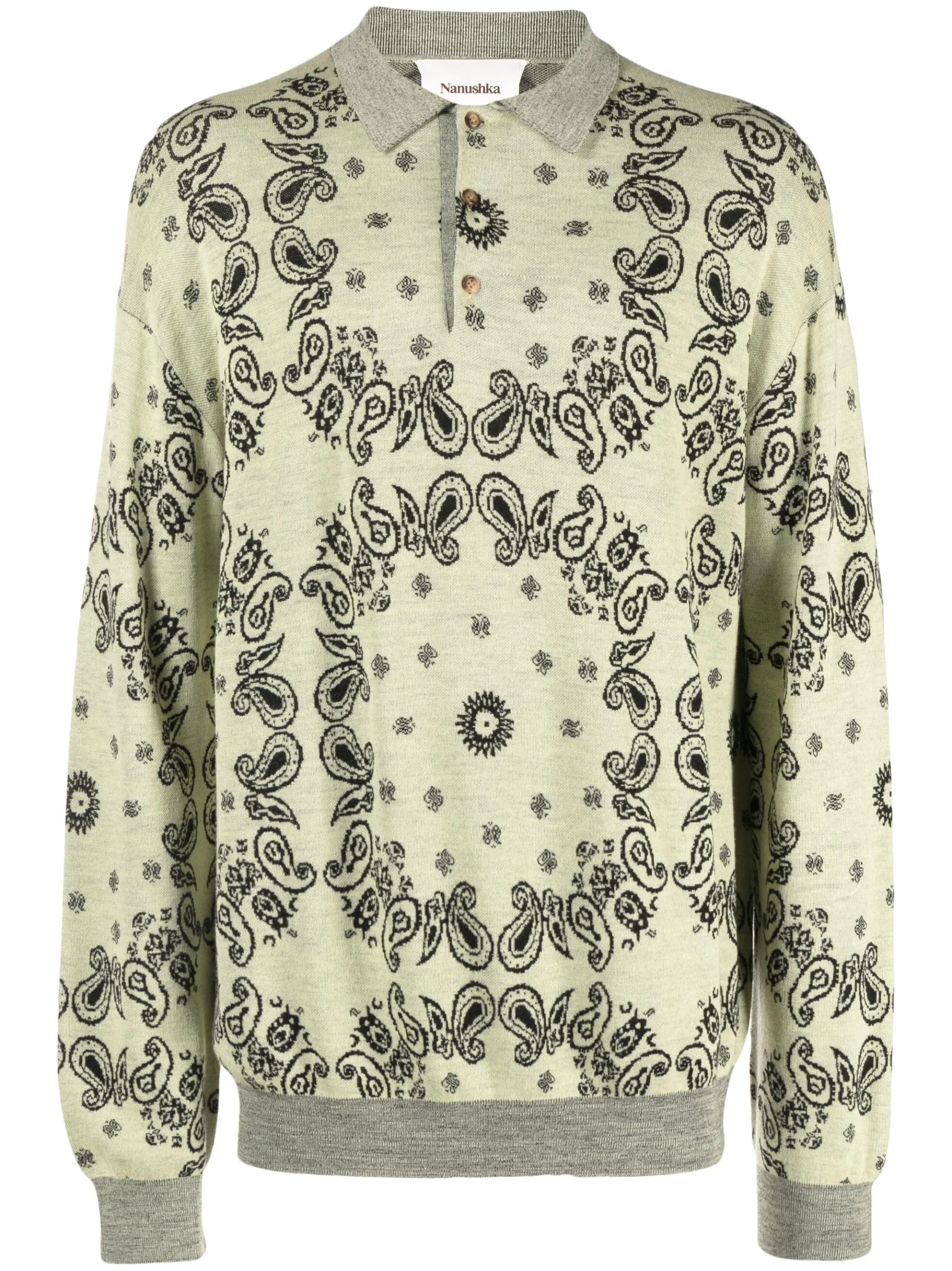 Ziast bandana-print polo shirt