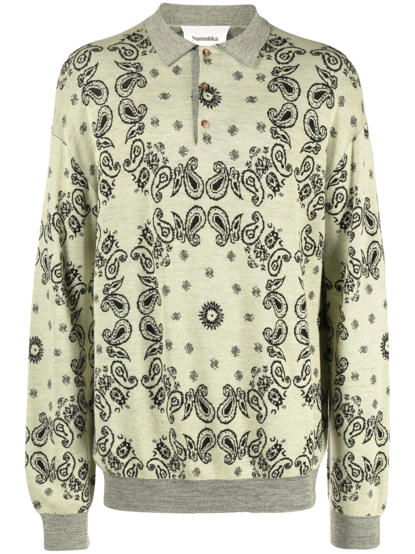 Ziast bandana-print polo shirt