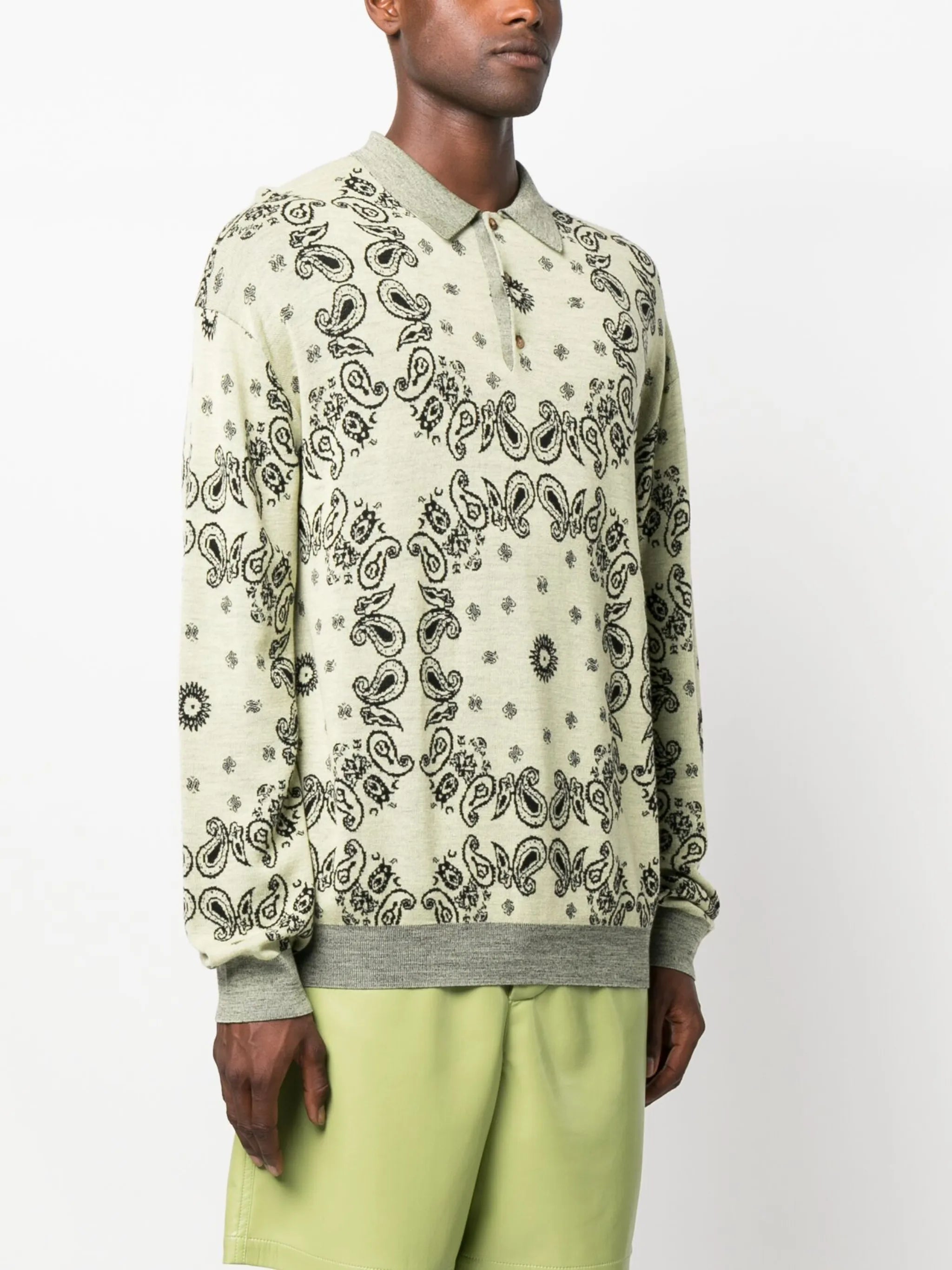 Ziast bandana-print polo shirt