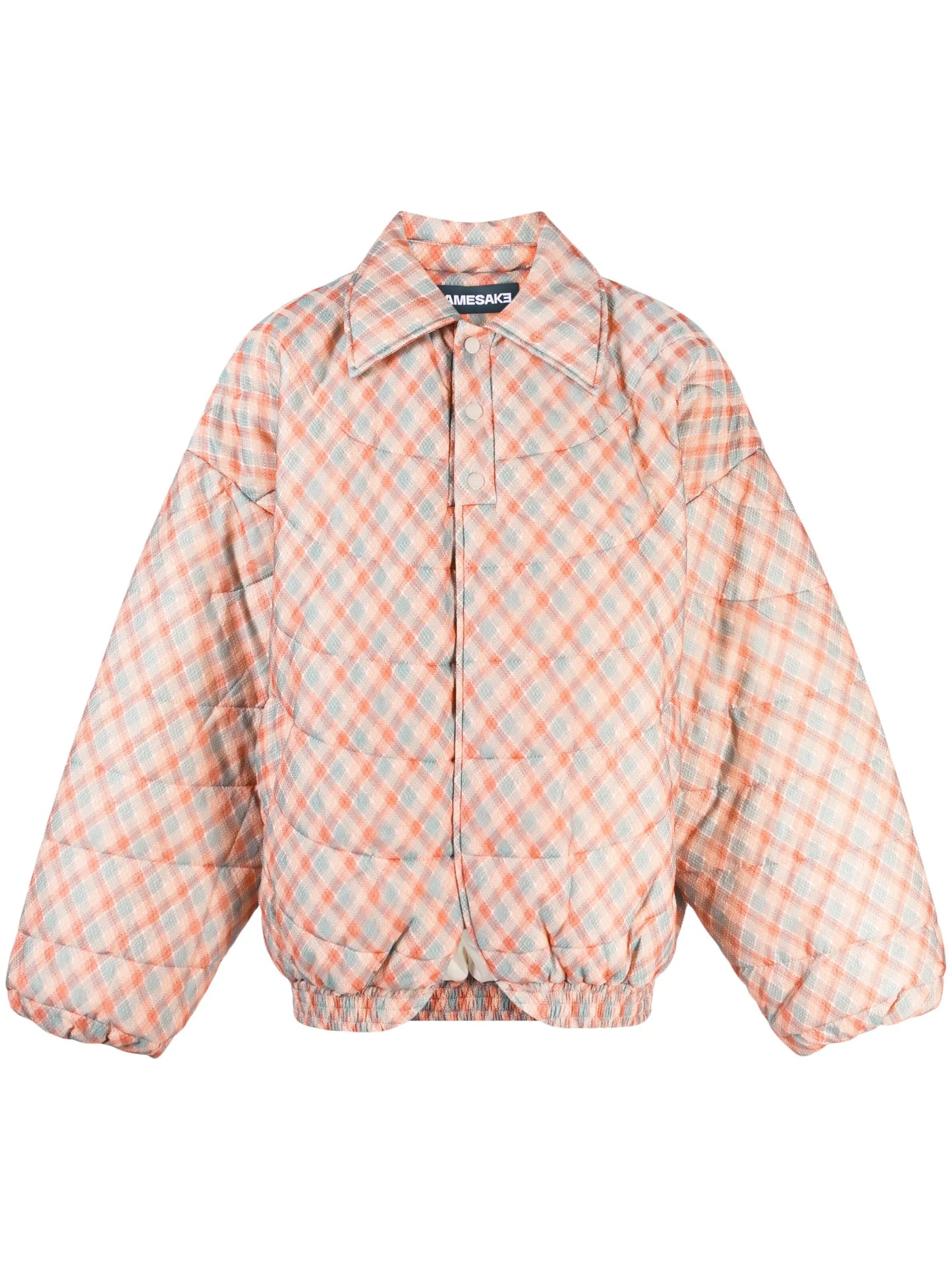 West Polo checked padded jacket