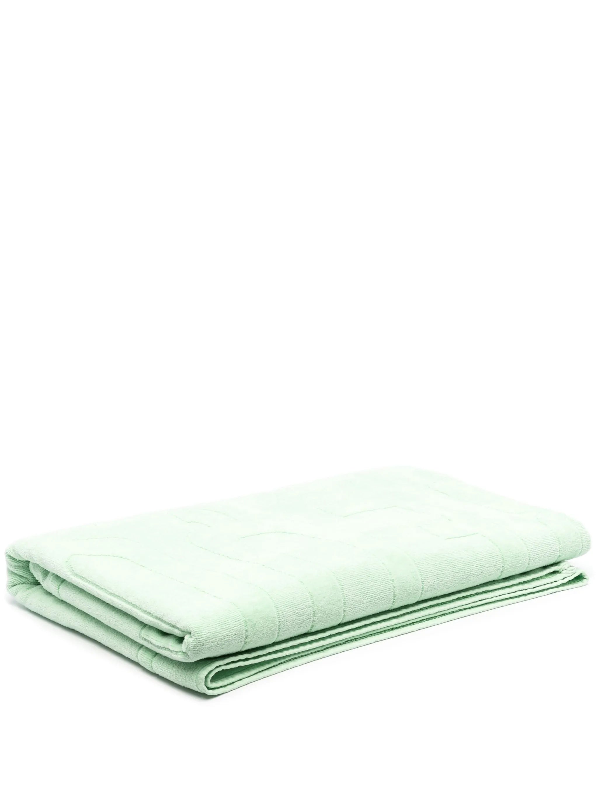 logo-embellished cotton towel