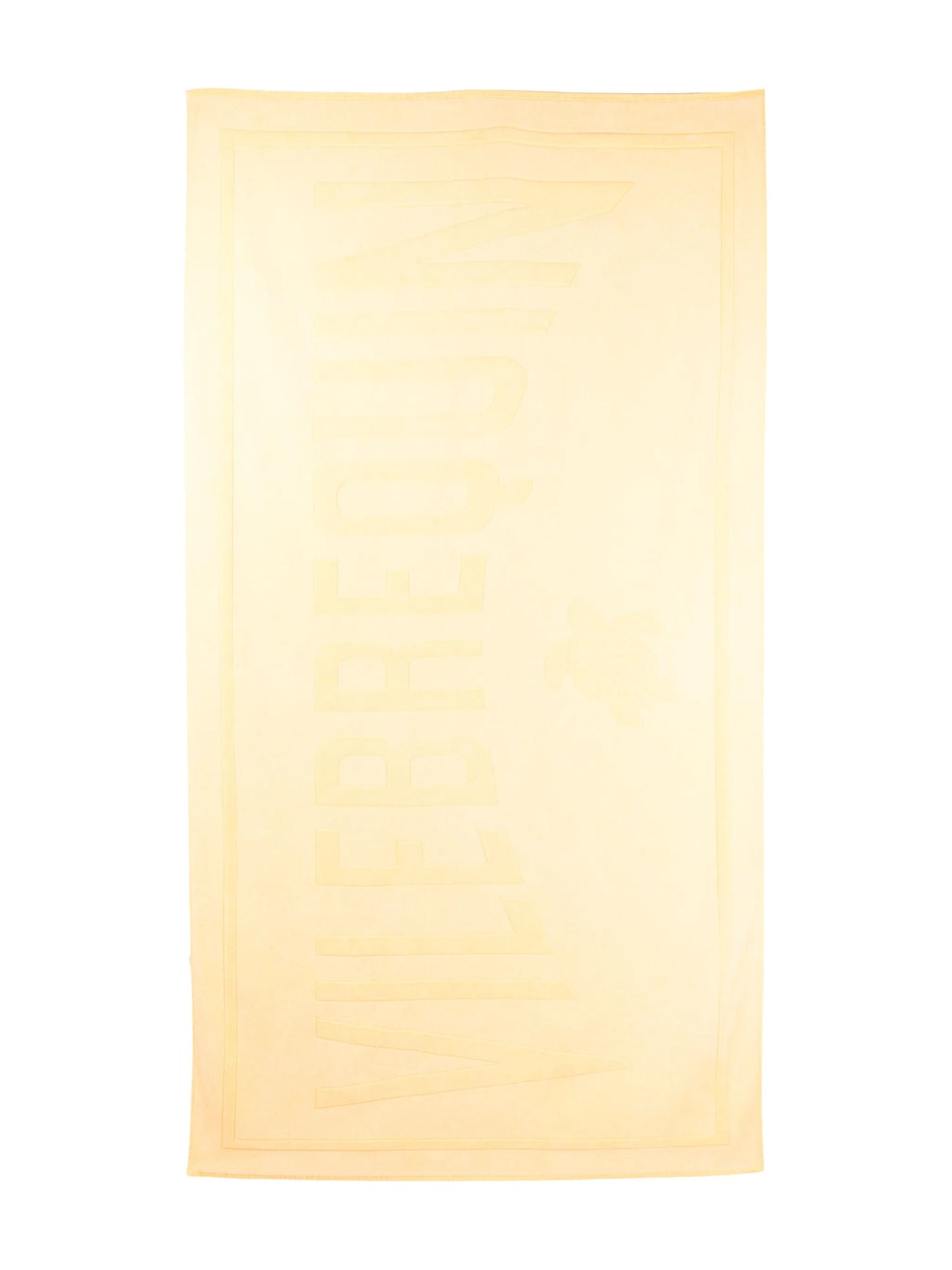 jacquard-logo beach towel