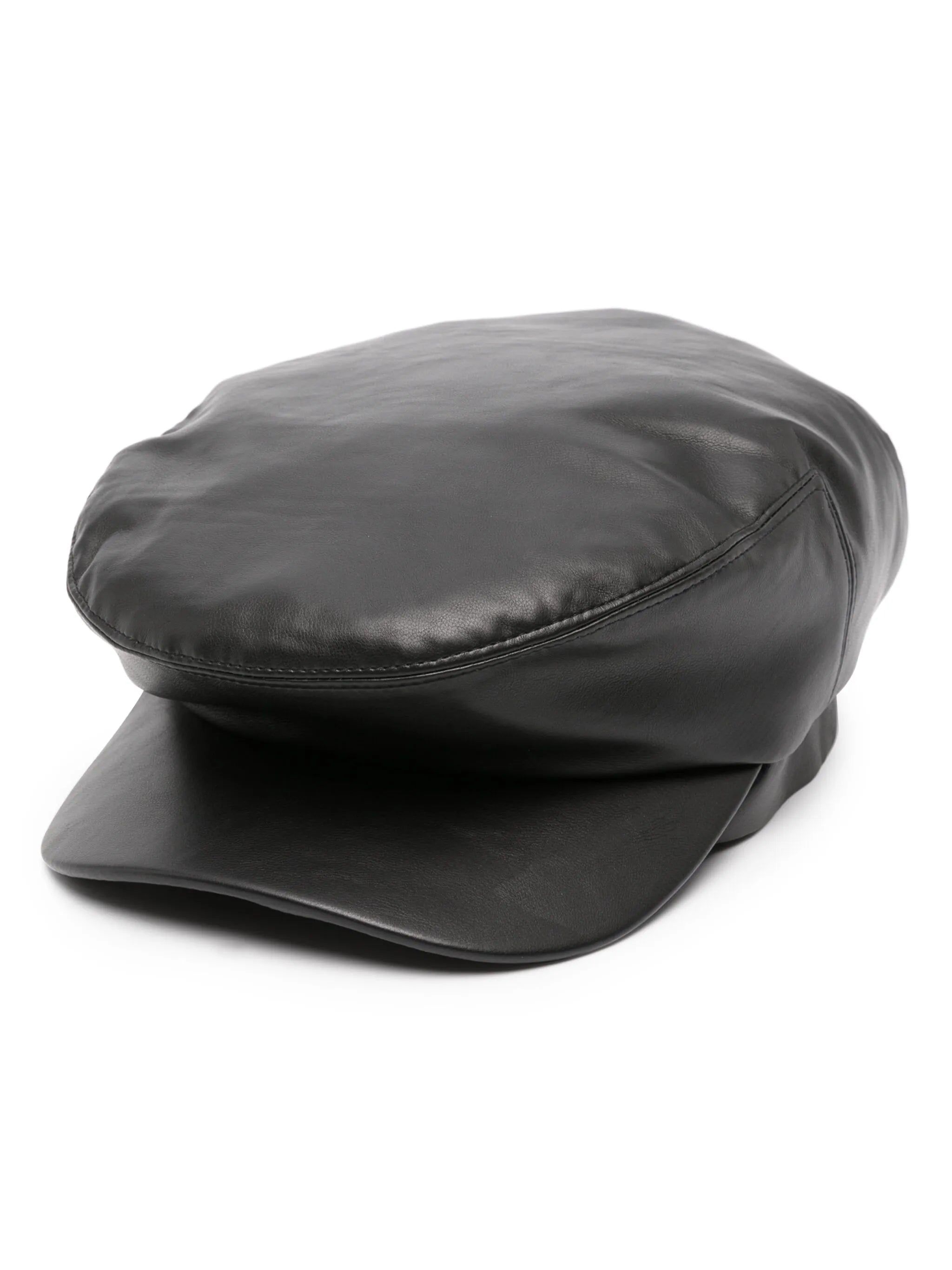 leather driver hat