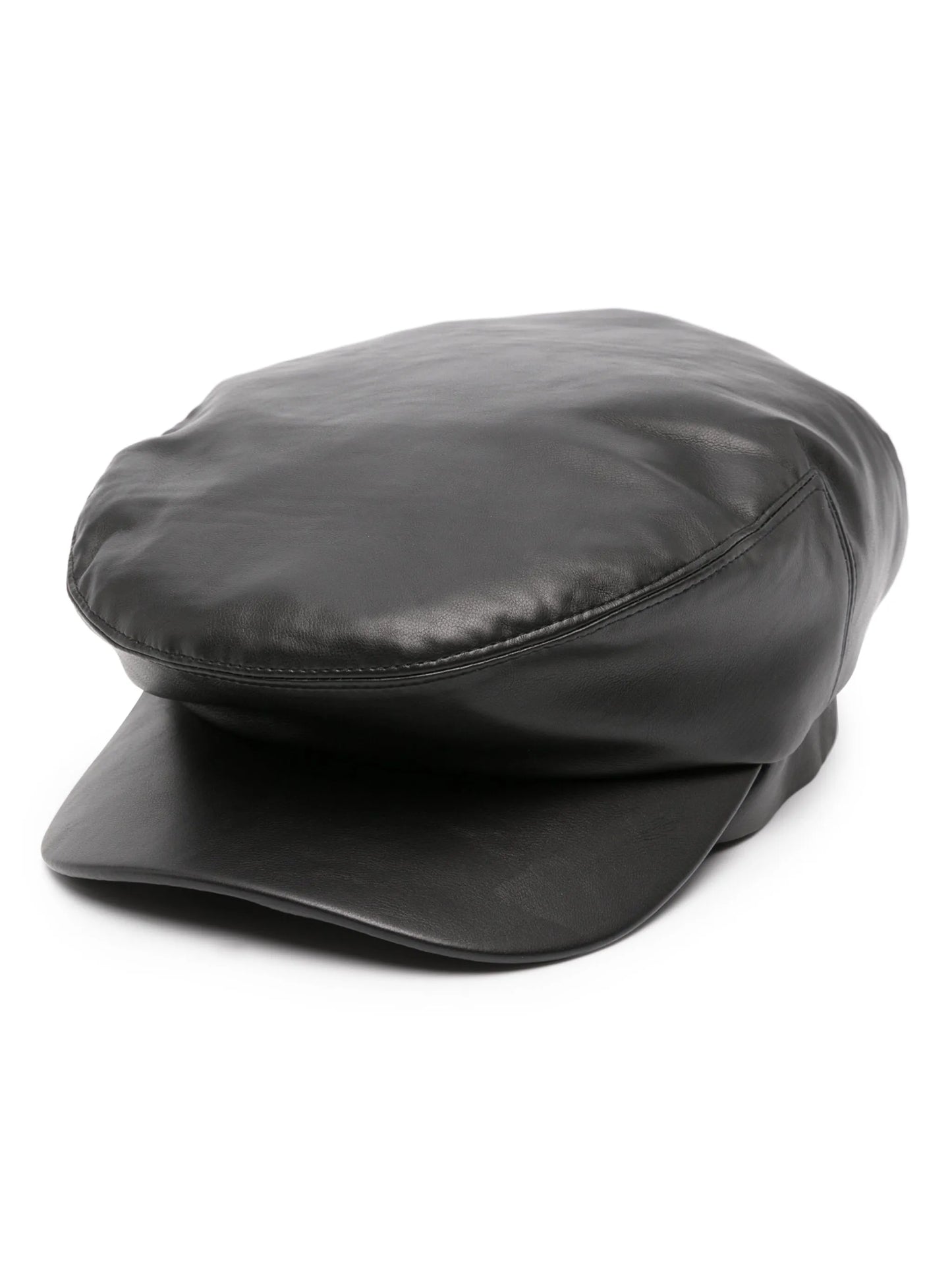 leather driver hat
