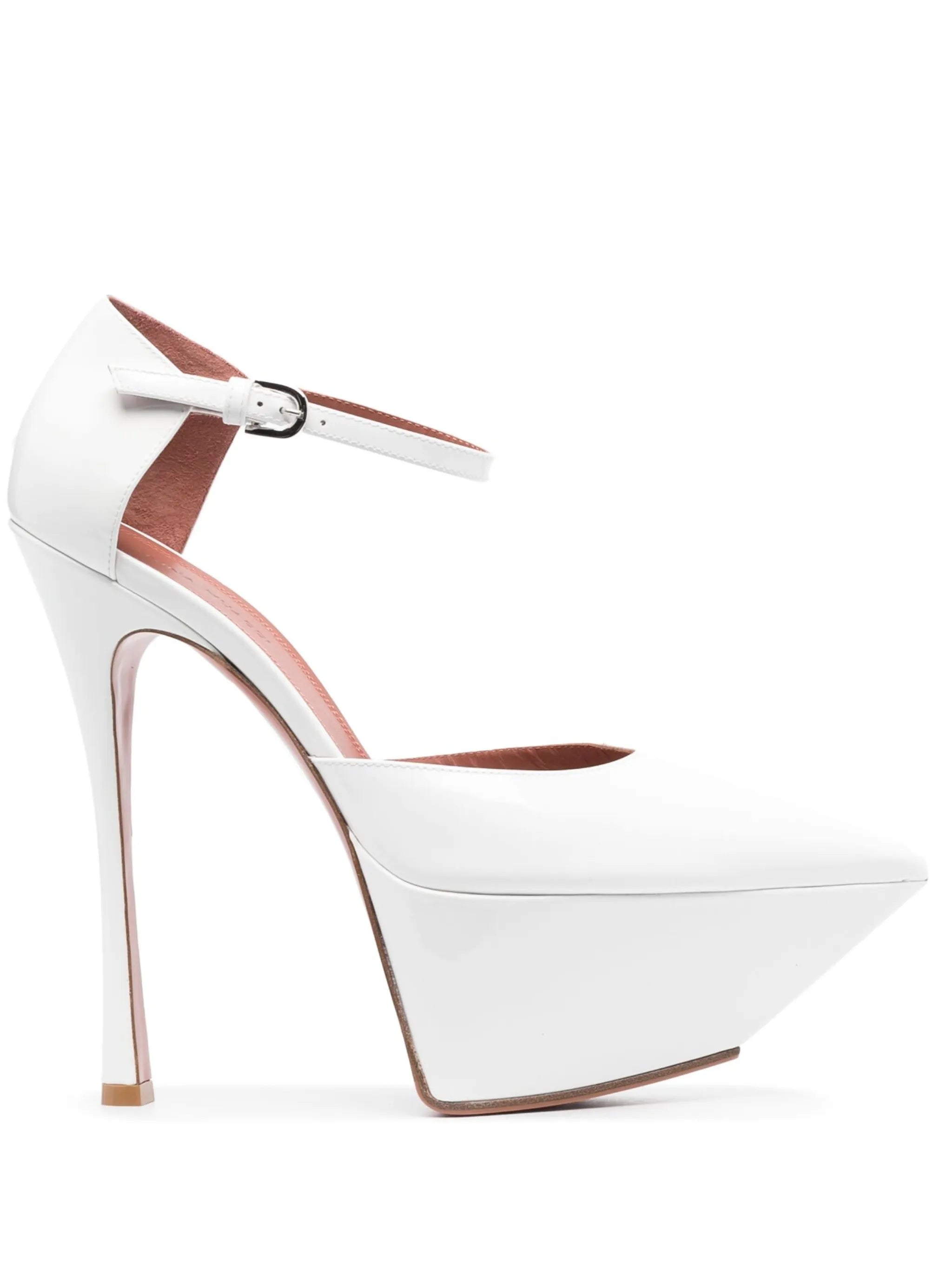 Angelica Plateau 150mm leather platform pumps