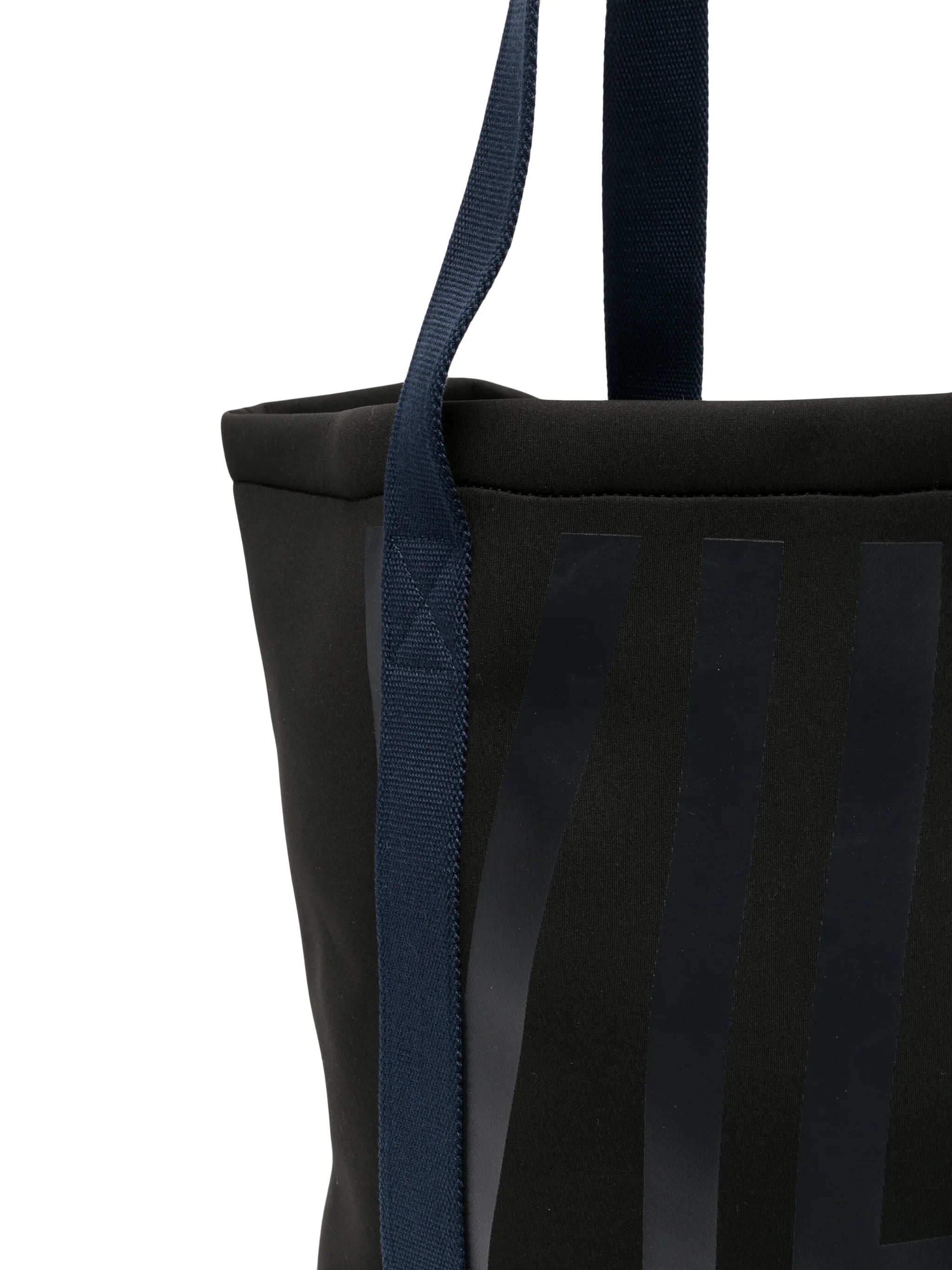 logo-print coated-canvas tote bag