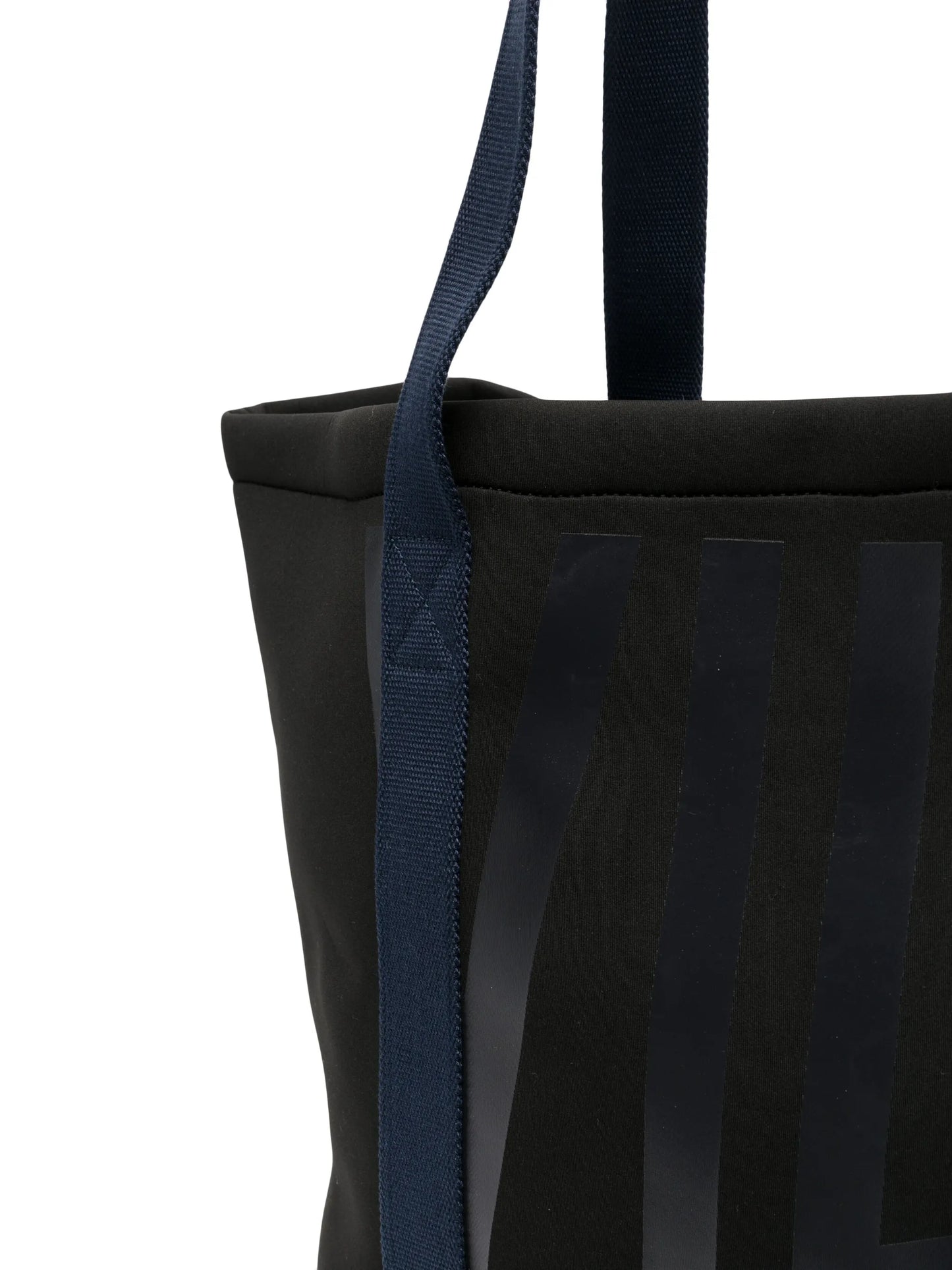 logo-print coated-canvas tote bag