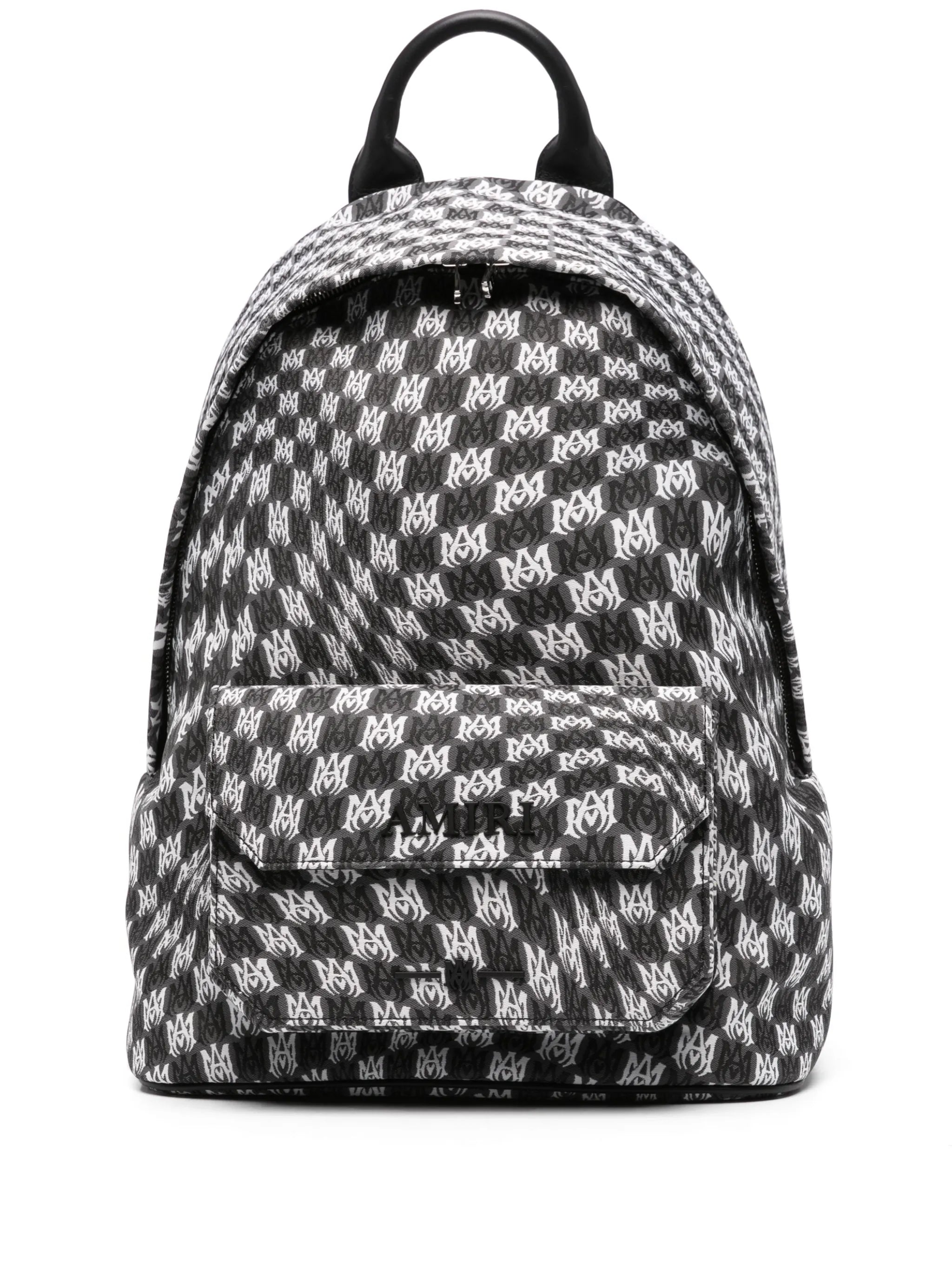 Wavy monogram backpack